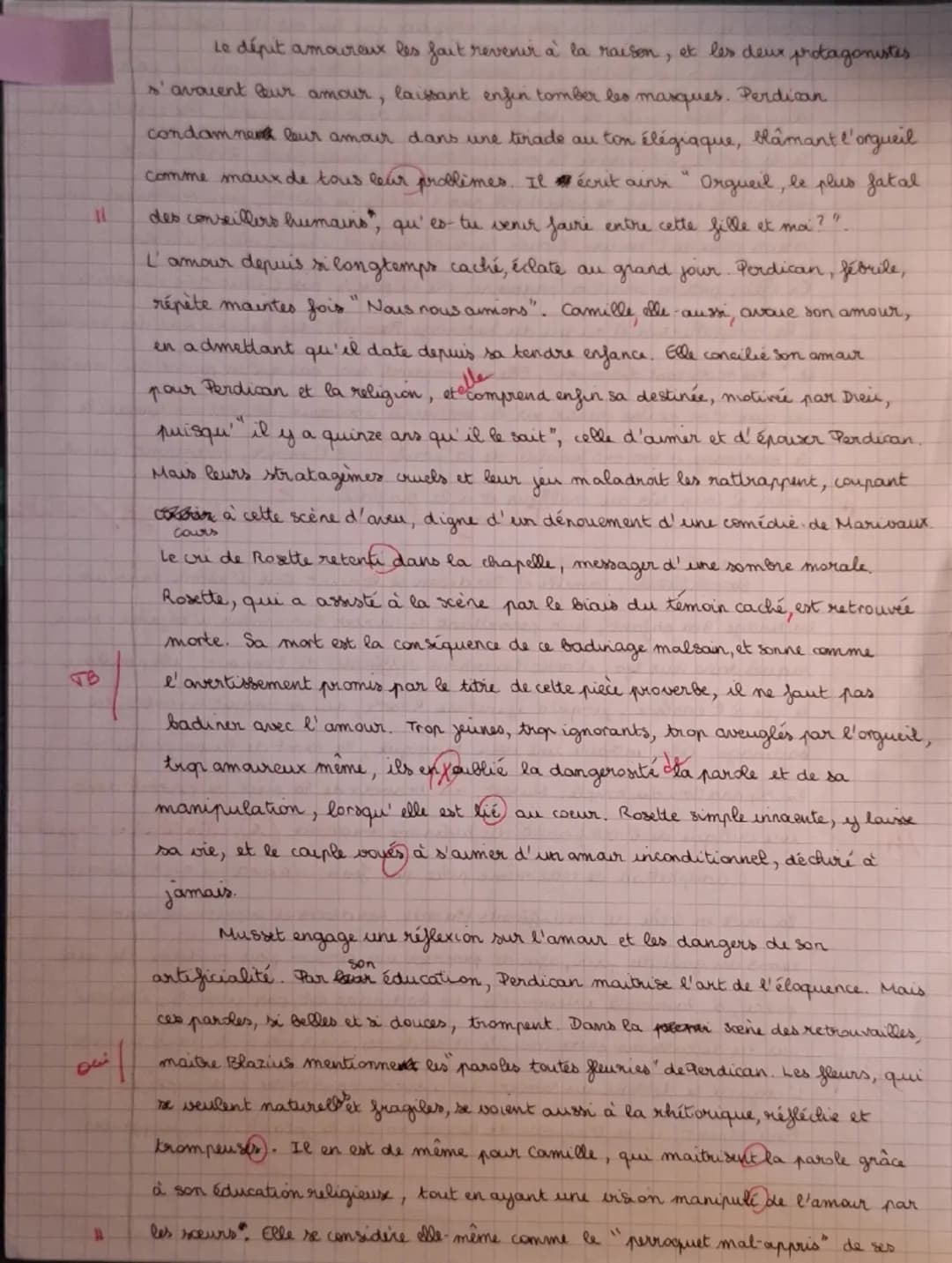# Bac Blanc de français : le théâtre

11
La parole est puissante et le jeu qui l'entoure dangereux, que plus est lorsque le cœur est un enje