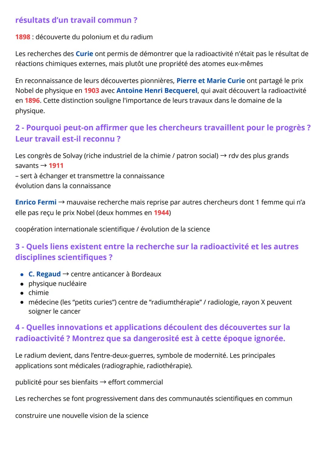 Thème 6: L'enjeu de
la connaissance
Chapitre introductif : Partager la connaissance
I - Construire et partager la connaissance /
L'histoire 