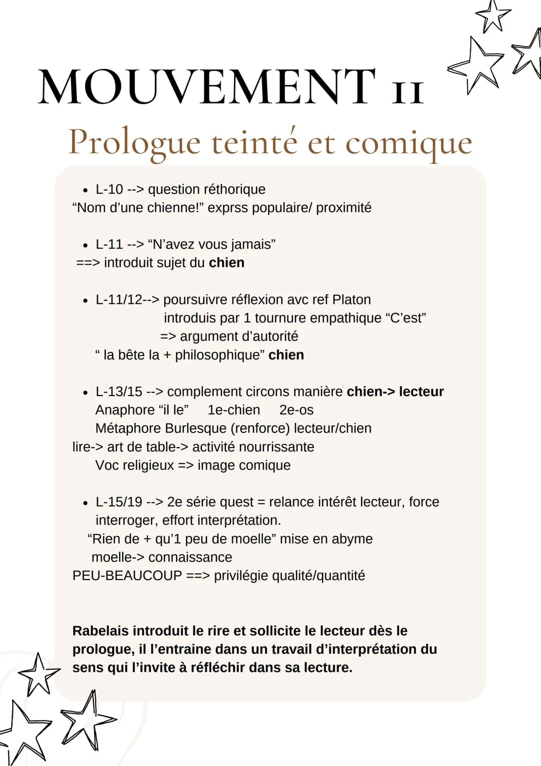 GARGANTUA
Rabelais
Humaniste
• né fin XVe s
.moine, médecin
passionné culture antique
●
WWW.
- Alcofribas
oeuvres;
Pantagruel (1532)
Gargant