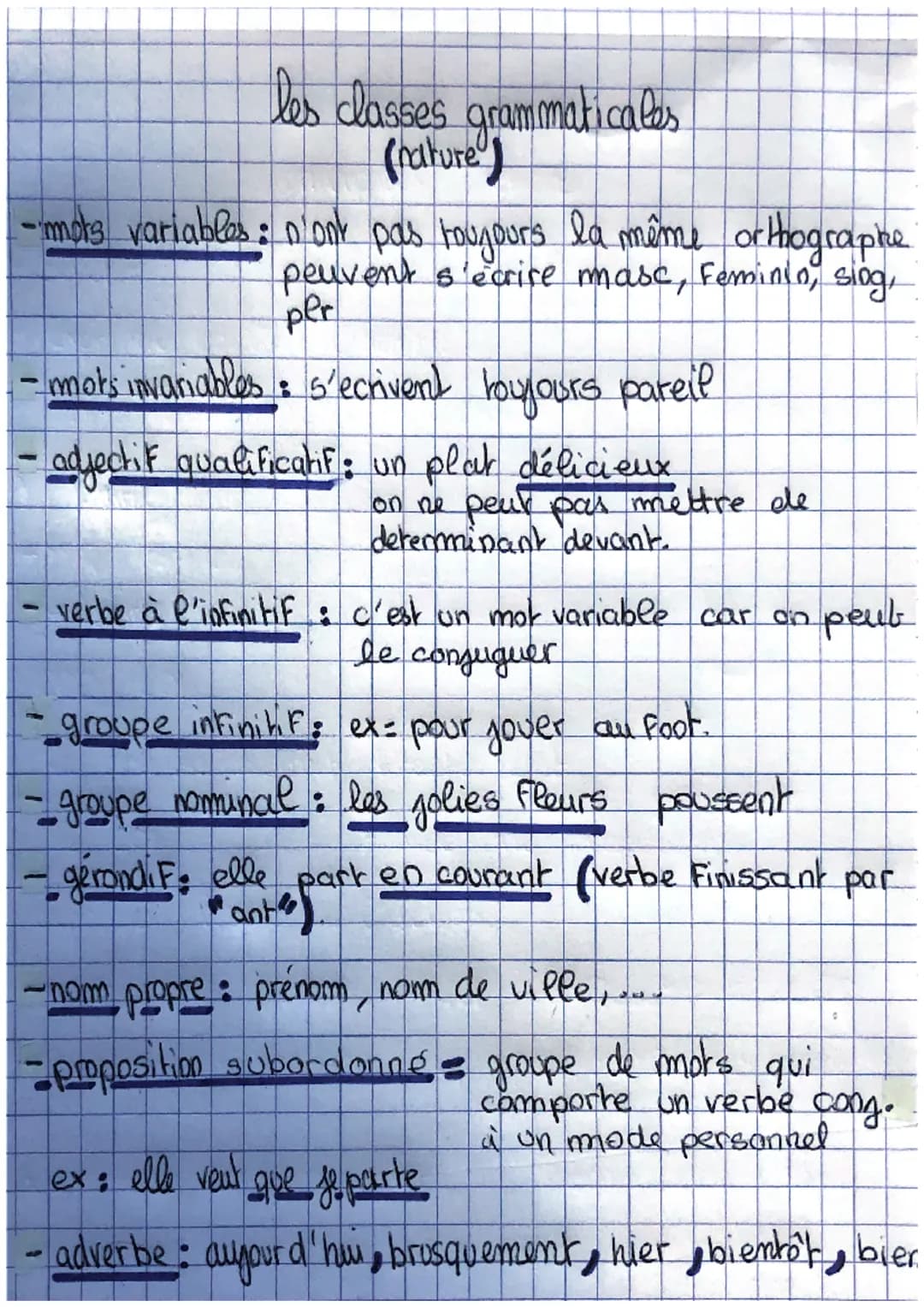 - Slyet=
Grammaire
les principales fonctions
exprime qui fait l'action
pour le trouver on pose la question Qui es-t-ce qui + v "l
ex: Laurie