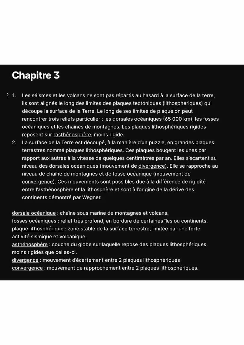 THÈME 1
Chapitre 1
1. Parfois des séismes sont sans conséquence et parfois ils font de grands dégâts et
de nombreuses victimes. Les séismes 