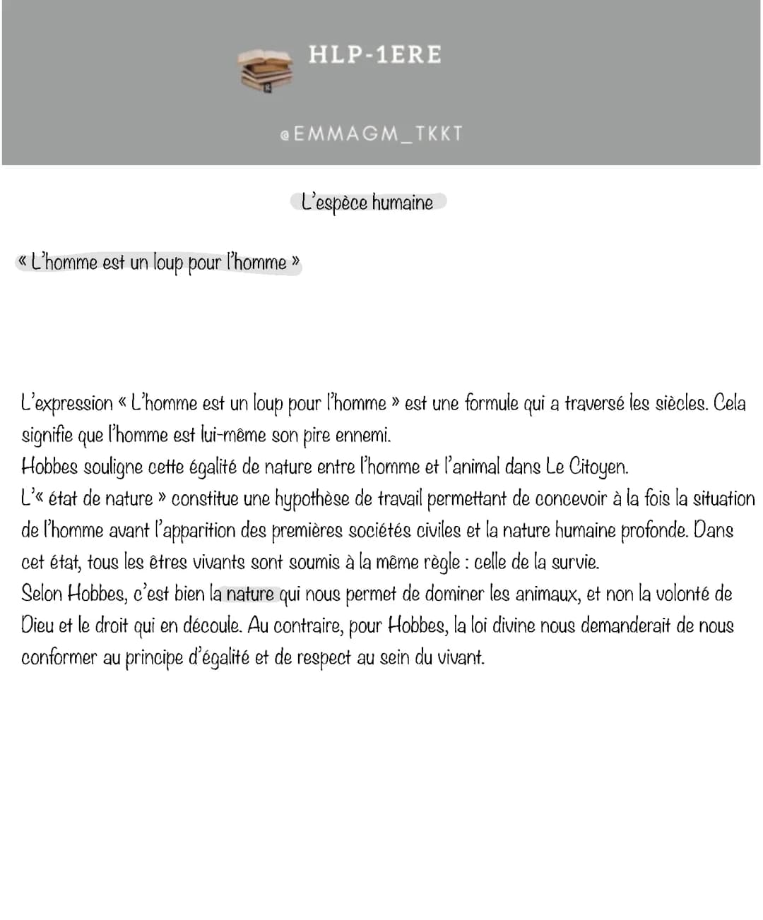 Quelle est la différence entre l'homme et l'animal ?