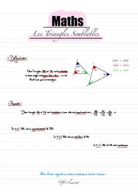 Know Maths : triangles semblables  thumbnail