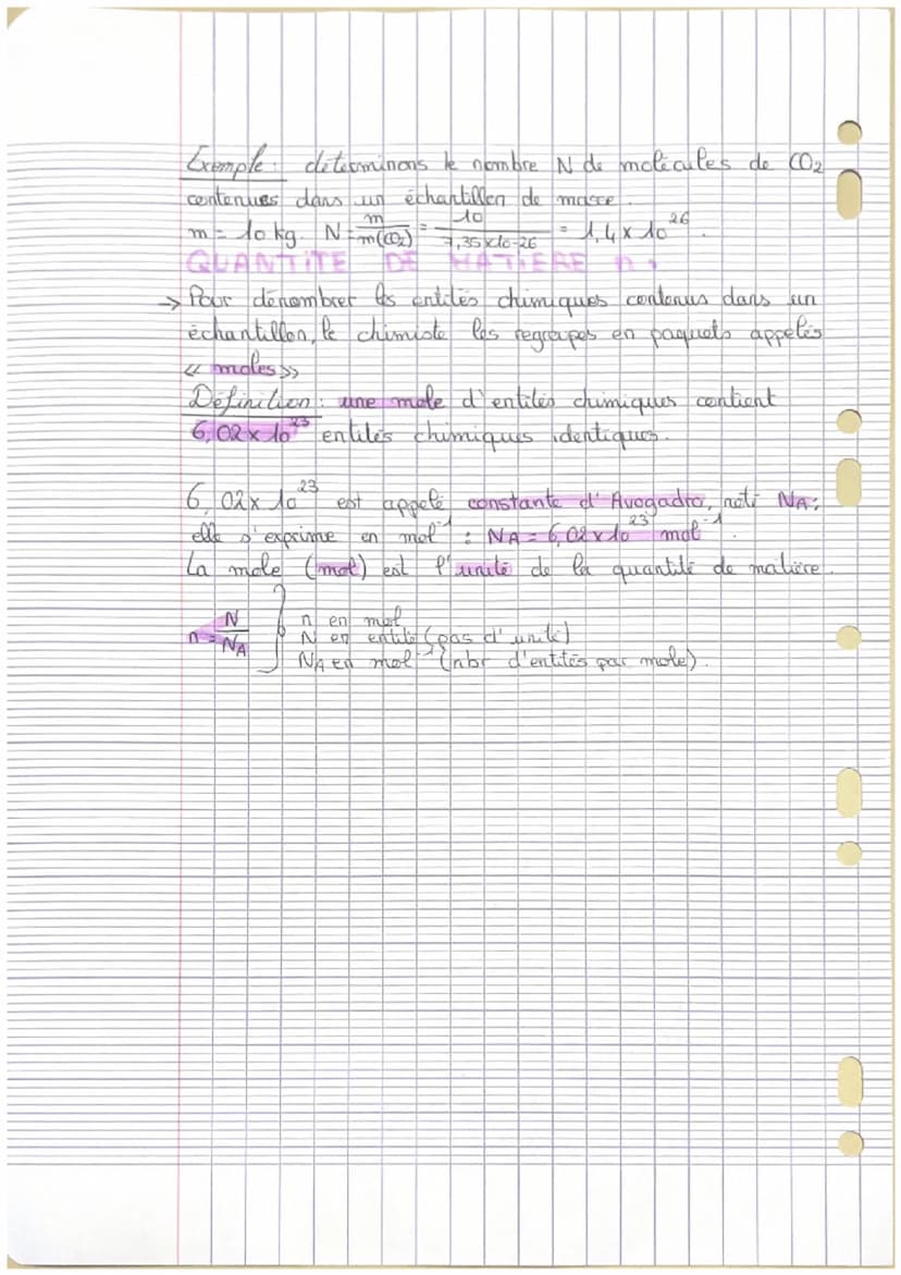 THEME I
Constitution et
transformation
de la matière.
CHIMICE
RAPPEL
Mo atome
Chapitre 5: Quantité
Une melecule pentiles chimiques,
de matiè