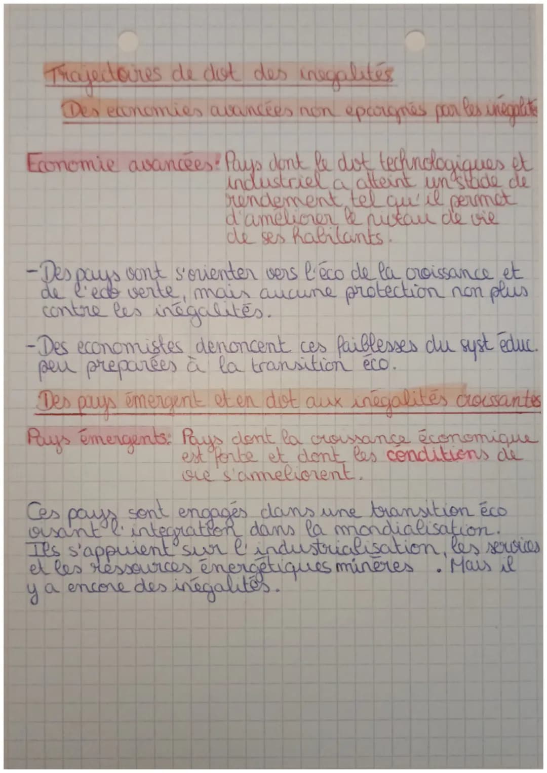 GEOGRAPHIE
Territoires, population et développement: quel défis?
La croissance de la population
-Explosion de la population → causé par la t