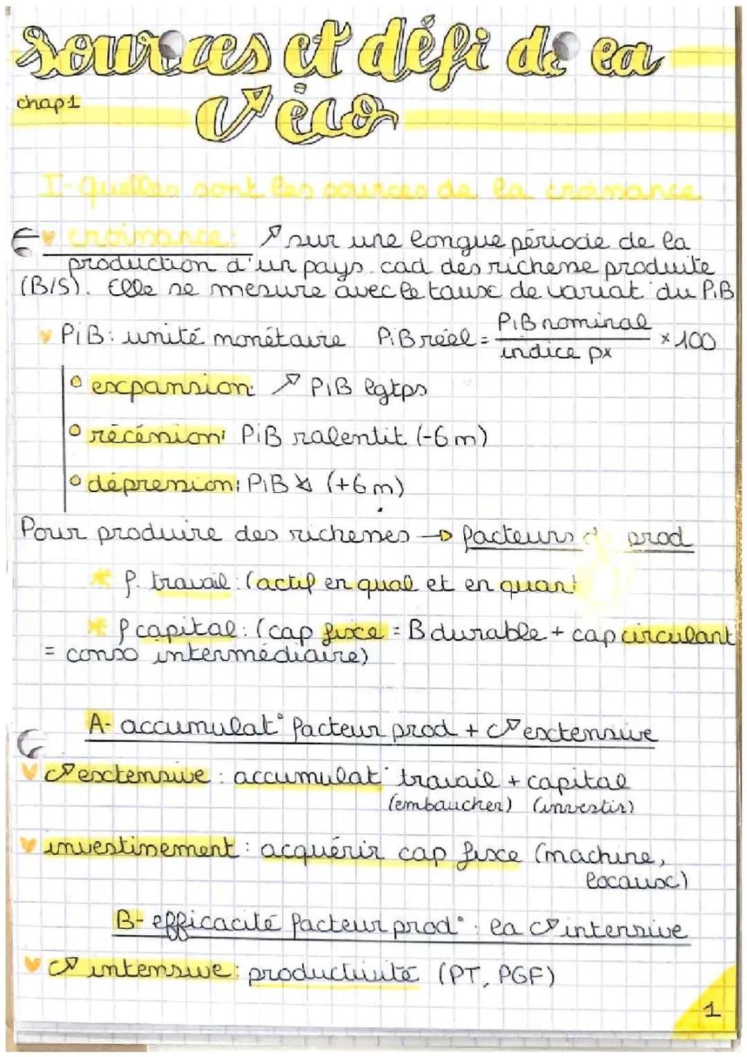 croissance économique 