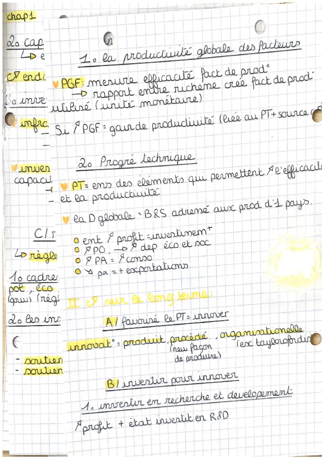 sources et défi di ca
Vilo
chap 1
←v craibsances sur une longue période de la
production d'un pays cad des richesse produite
(BIS). Elle se 