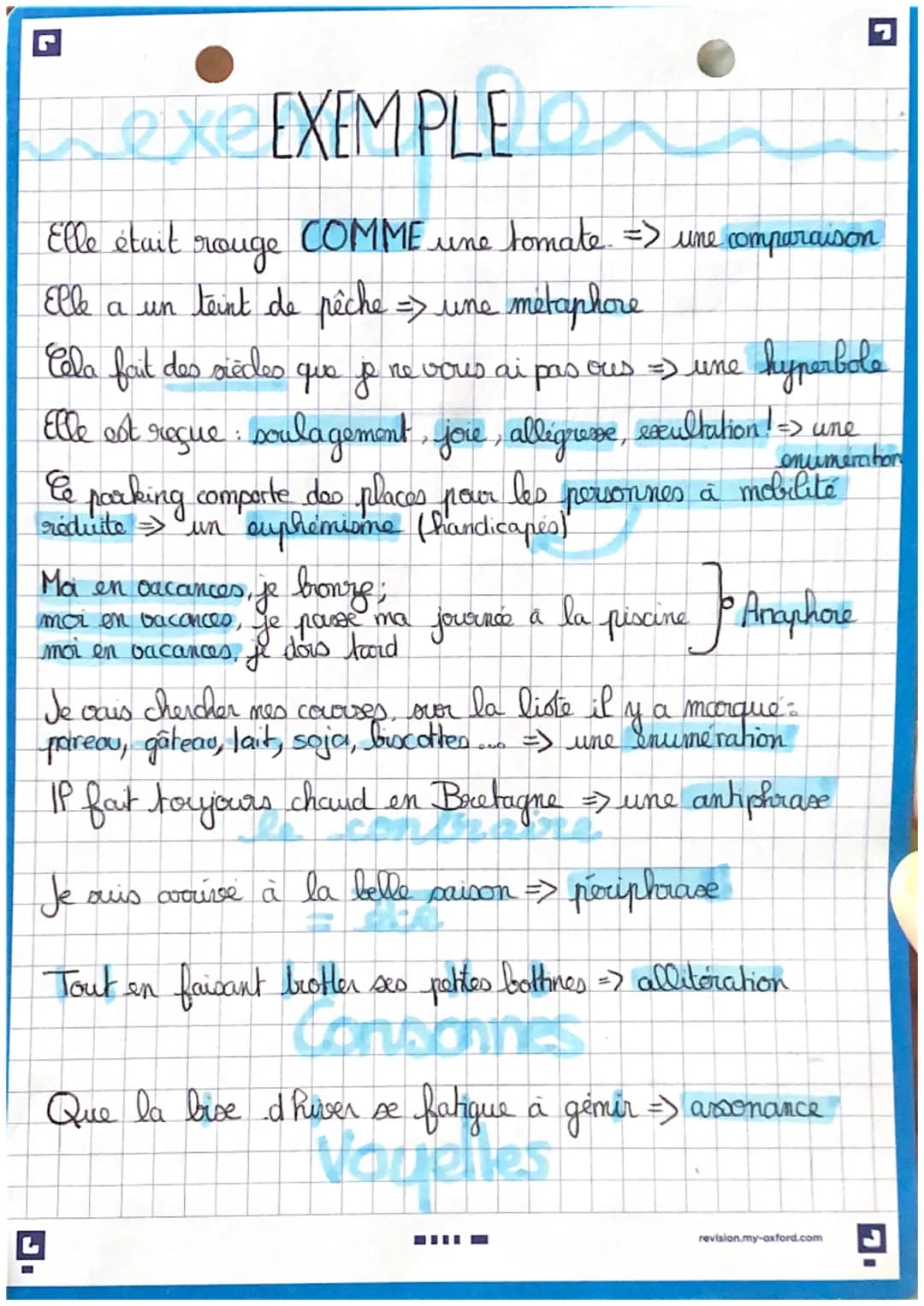 O
français
les figures de style
line figure de style est un procédé d'écriture
effet de sens ou de sonorité
qui
orce
6 6 6 6 6 6 6 6 6 6 6 6