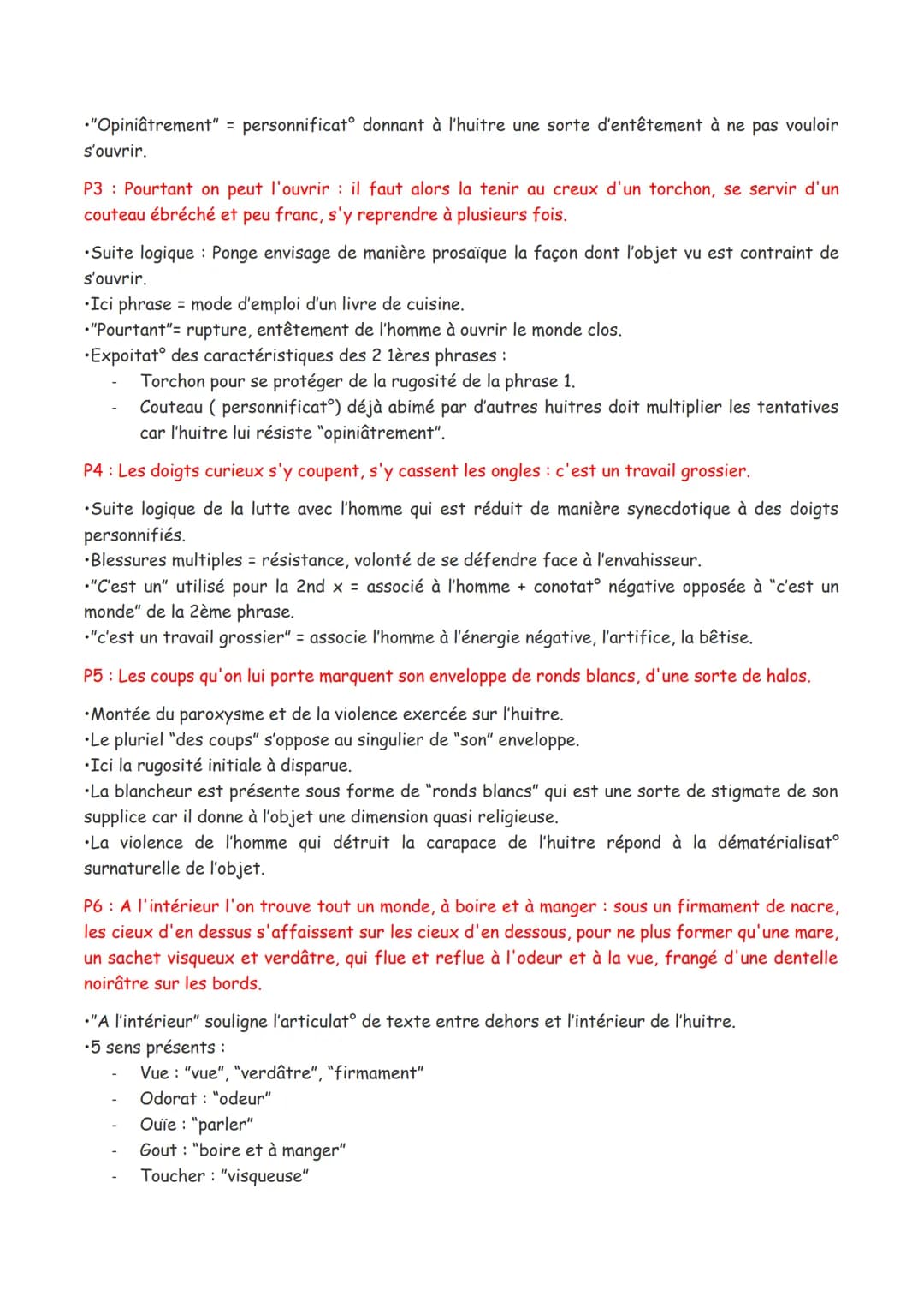 L'HUITRE - FRANCIS PONGE
INTRO:
Le poème en prose que nous allons étudier aujourd'hui s'intitule « L'huitre » et est extrait du
recueil « Le