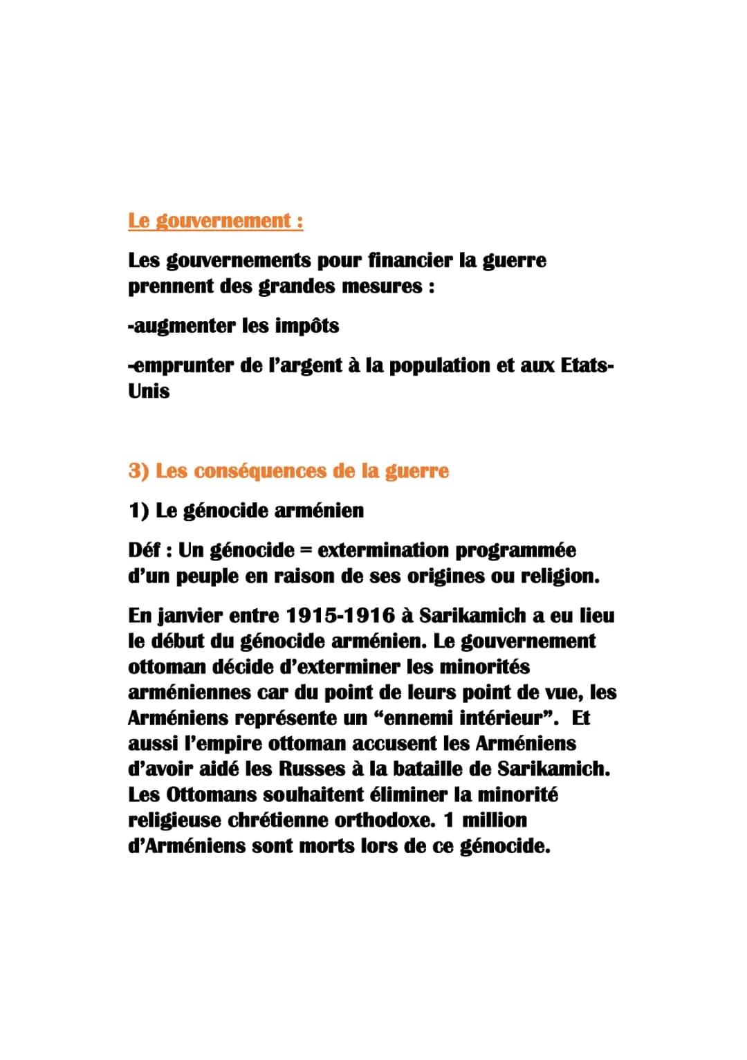 1) Frise chronologique
1914
Histoire-géo
1ère Guerre mondiale
1914:
1915
1916
1917
1918
1) Assassinat de François Ferdinant (28 juin)
2) Bat