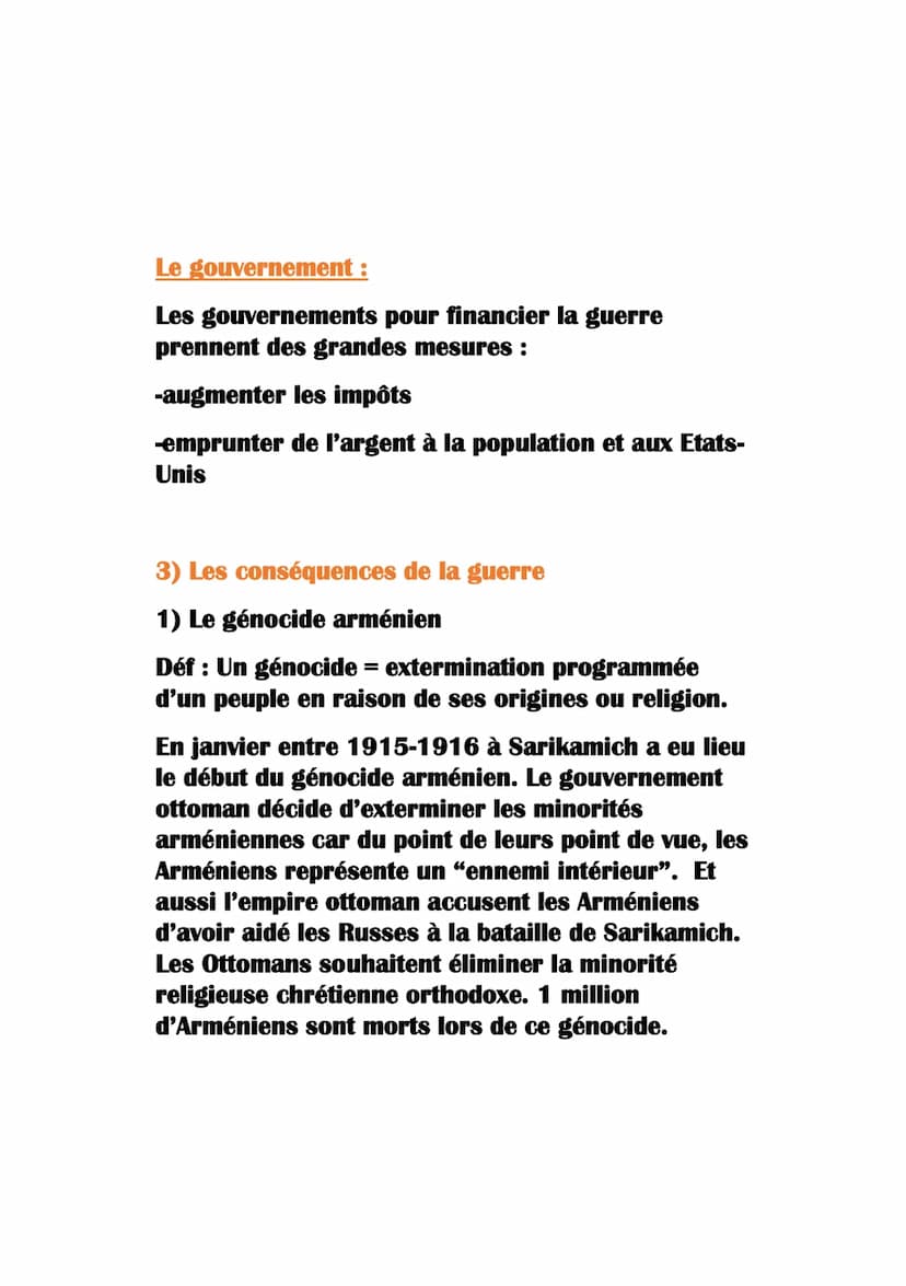 1) Frise chronologique
1914
Histoire-géo
1ère Guerre mondiale
1914:
1915
1916
1917
1918
1) Assassinat de François Ferdinant (28 juin)
2) Bat
