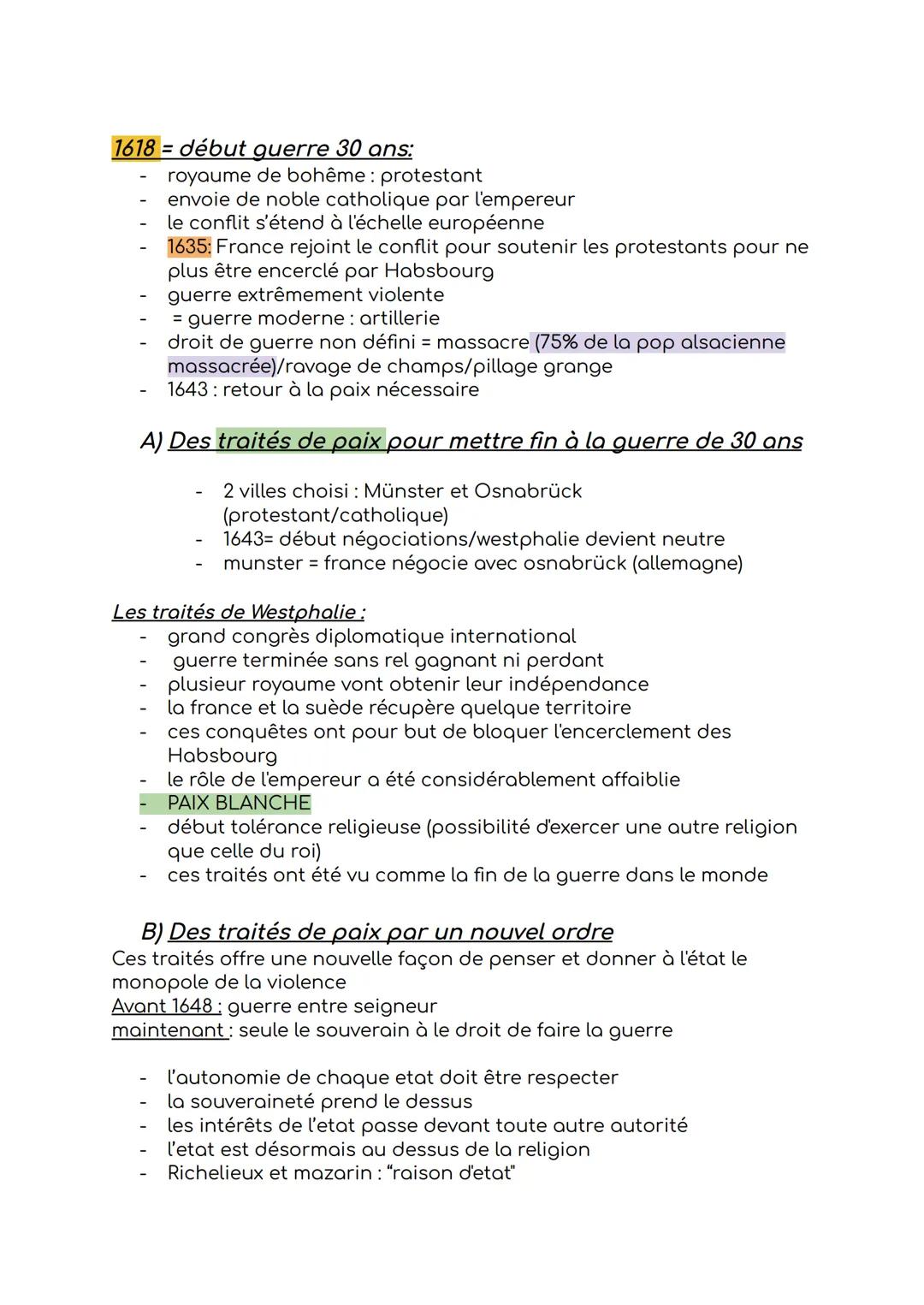 CHAP 2: LES DEFIS DE LA CONSTRUCTION DE LA PAIX
INTRO:
la paix semble plus difficile à instaurer que la guerre
Au moyen age:
traité de paix 