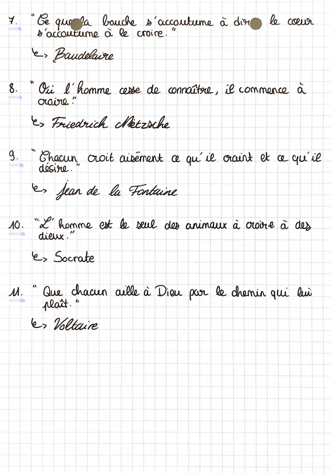 1.
2.
Croyance
citations
"Hors en religion, je n'ai aucune croyance. "
e> Emmanuel Kant
On ne doit pas avaler plus de croyance qu'on peut
en