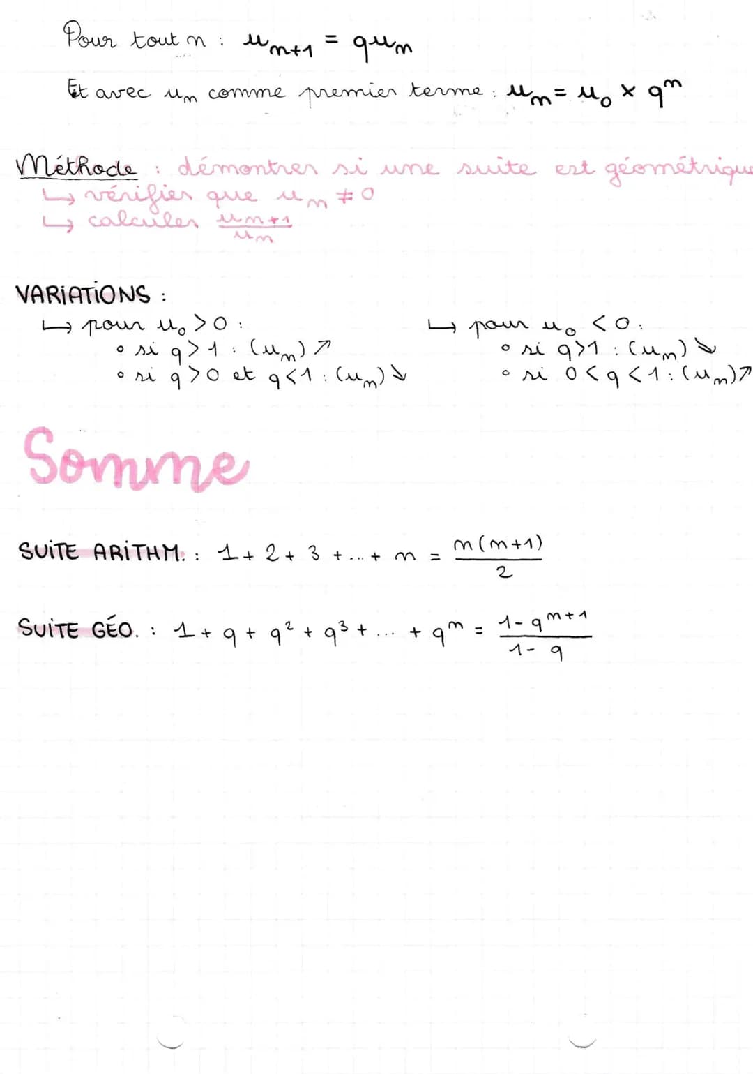 25104122
Suites
ARITHMETIQUES ET GÉOMÉTRIQUES
Suites arithmétiques
DEF. Une suite arithmétique est une suite telle que
on passe d'un terme u