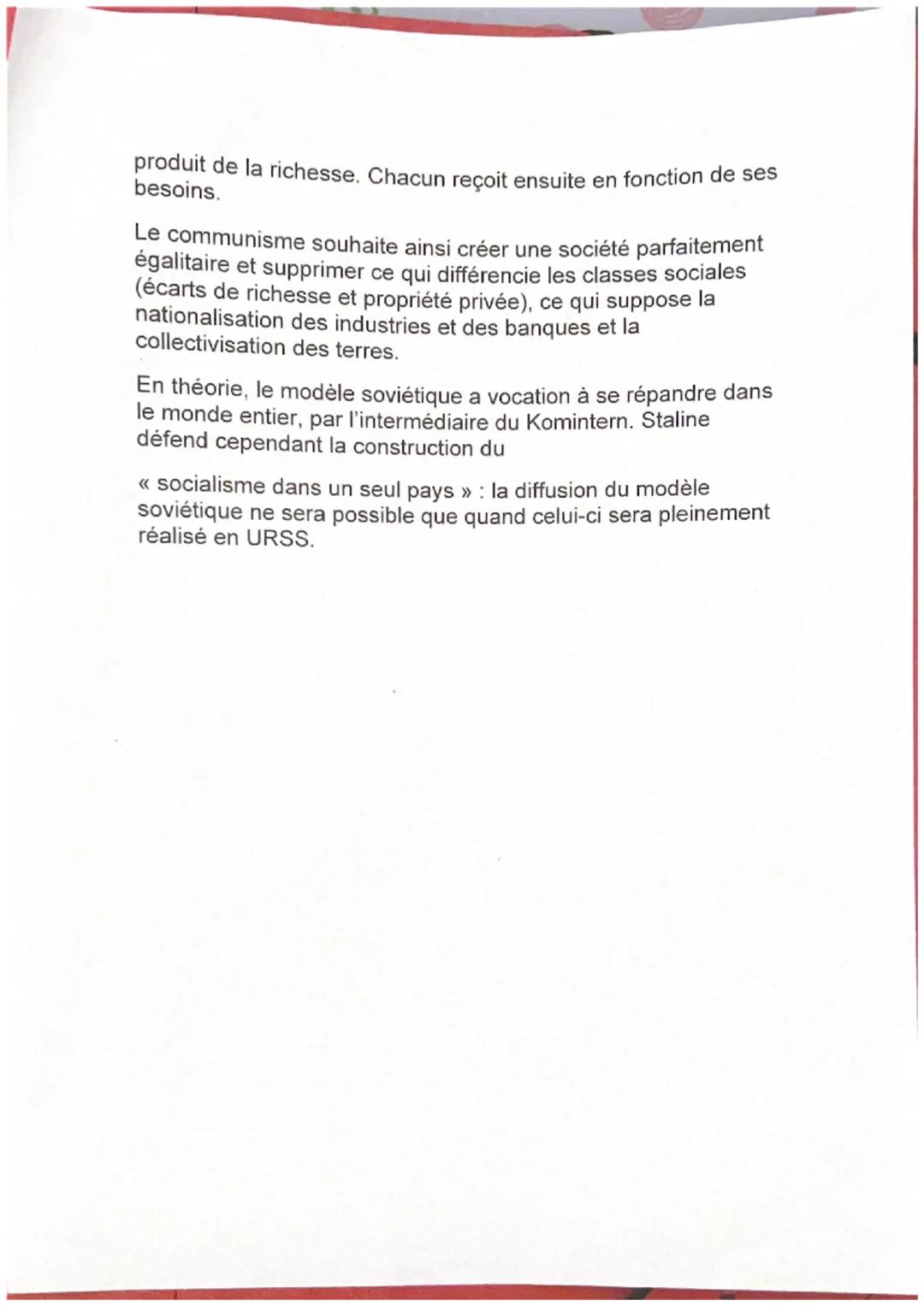 CHAPITRE 2 - Les régimes totalitaires de
l'entre-deux-guerres
COURS 1. Les idéologies des régimes totalitaires
Sur quels projets idéologique