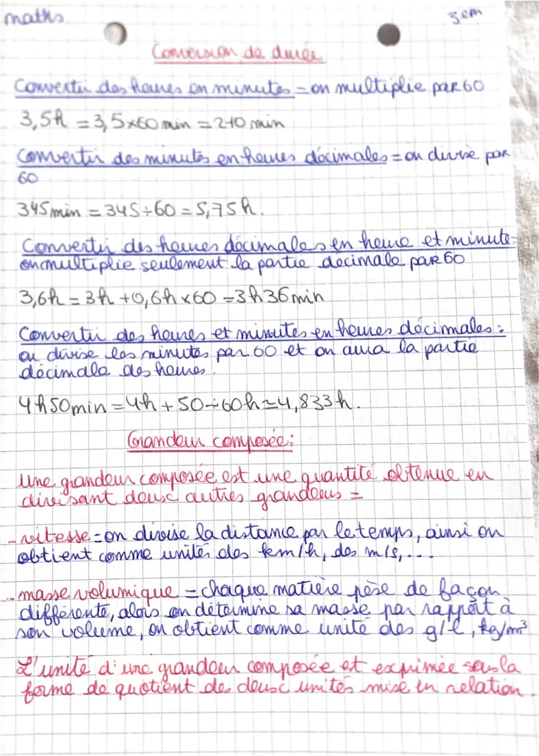 Exercices Conversion Heures, Minutes, Secondes PDF - Évaluation Durée 6ème et Grandeurs Composées