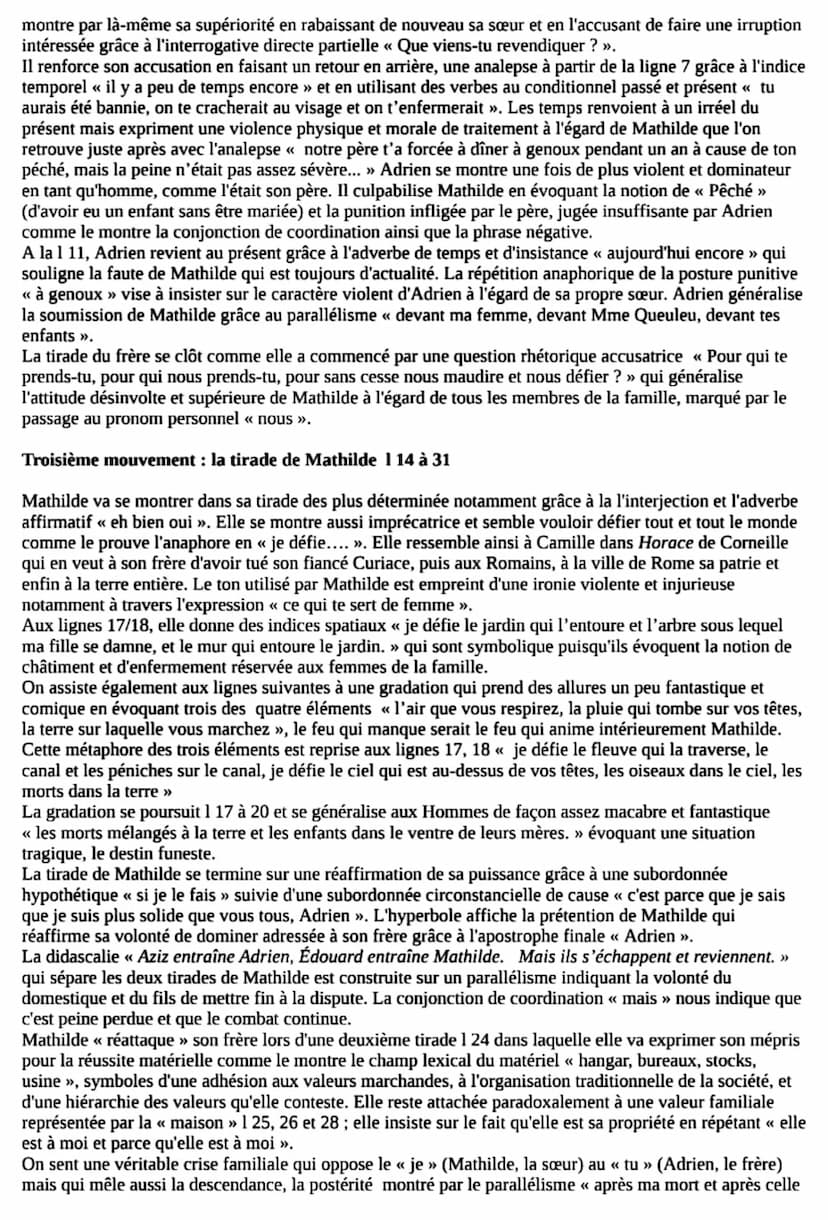 PARCOURS ASSOCIÉ : Crise personnelle, crise familiale.
TEXTE 1: Bernard-Marie Koltès, Le Retour au désert, 1988.
Introduction : Bernard-Mari