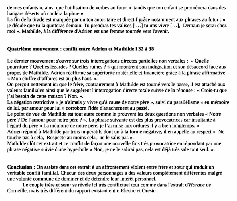PARCOURS ASSOCIÉ : Crise personnelle, crise familiale.
TEXTE 1: Bernard-Marie Koltès, Le Retour au désert, 1988.
Introduction : Bernard-Mari