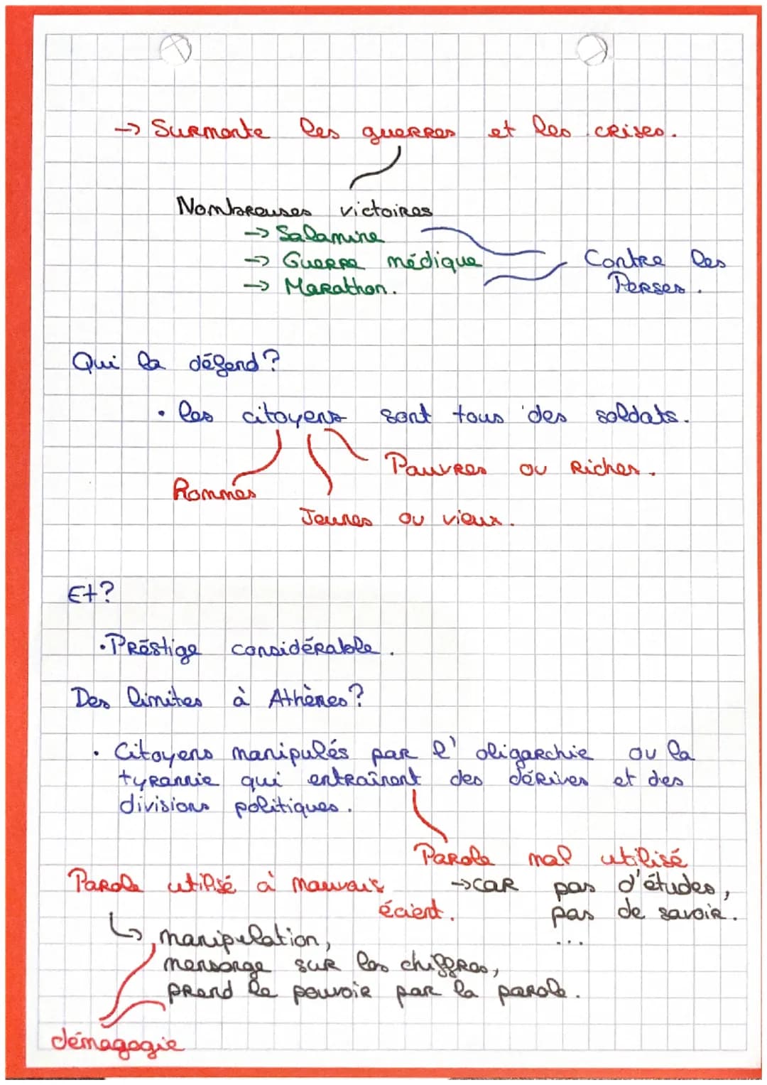 HGGSP.
Thème 2: Comprendre un régime politique:
La Democratie.
Bang
demos
→ peuple
→ Régime politique dans lequel le peuple
le pouvoir.
Pour