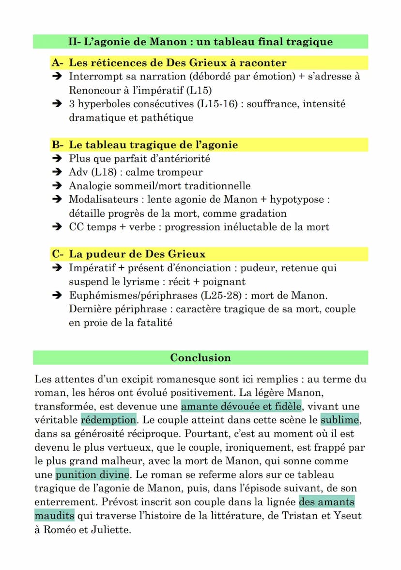 Lecture linéaire 11 : « La mort de Manon », Abbé Prévost
L'Abbé Prévost (1697-1763) de son vrai nom Antoine François
Prévost est un romancie