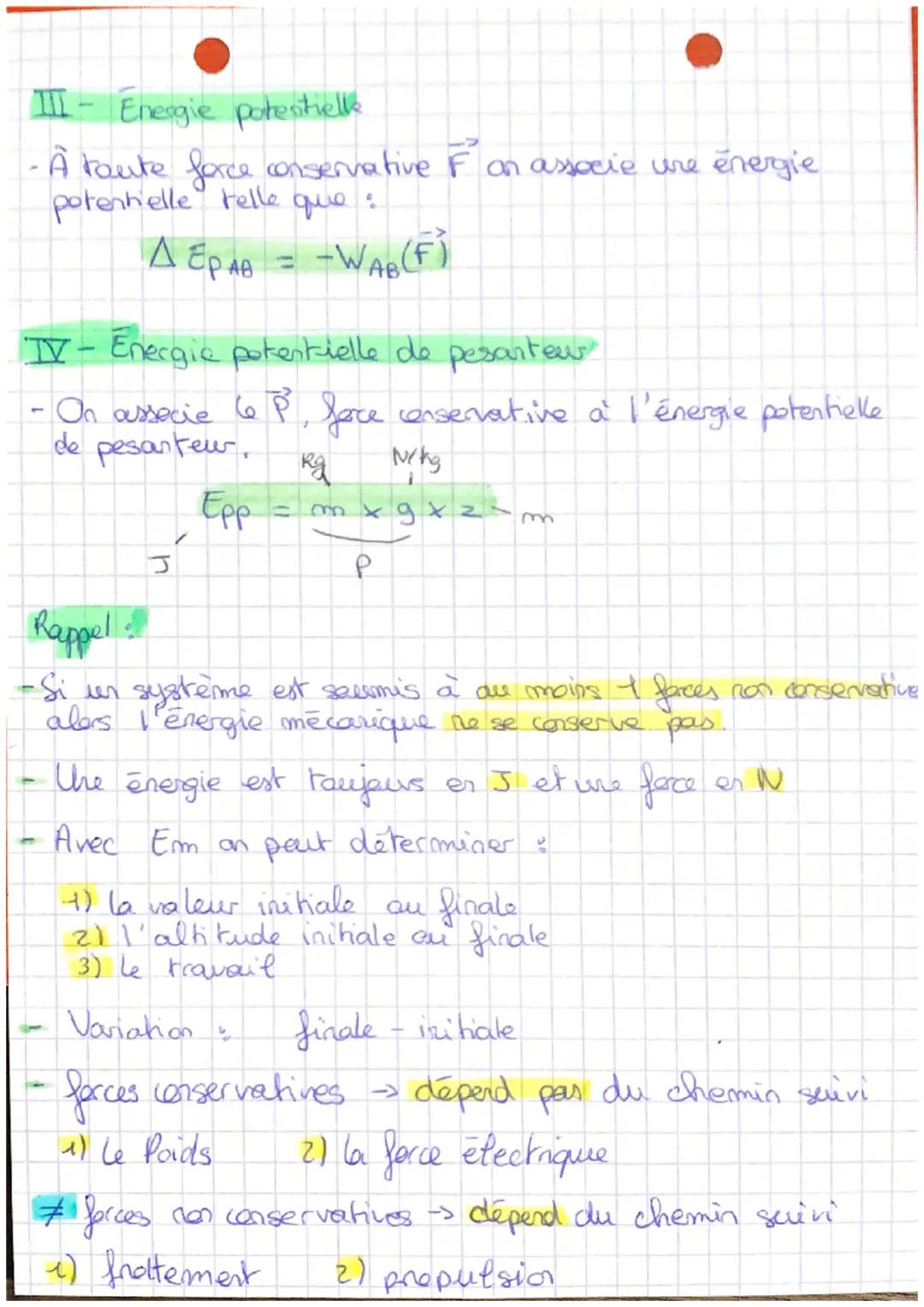 # les émeagres

-I- Énergie cinètiques (Ec)

• $Ec = \frac{1}{2} xm x v²$

니

2

kg

m/s

EJ

Theoreme

$\Delta EC_{AB} = \sum W_{AB} (F)$

