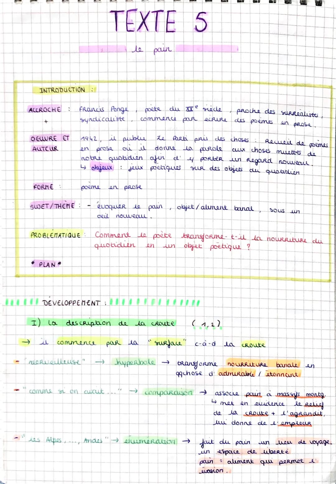 3
1
**
18
INTRODUCTION:
3
ACCROCHE :
OEUVRE ET
AUTEUR
FORME
SUJET/THEME
PLAN
Francis Ponge
syndicaliste
TEXTE 5
DEVELOPPEMENT :
"merveilleus
