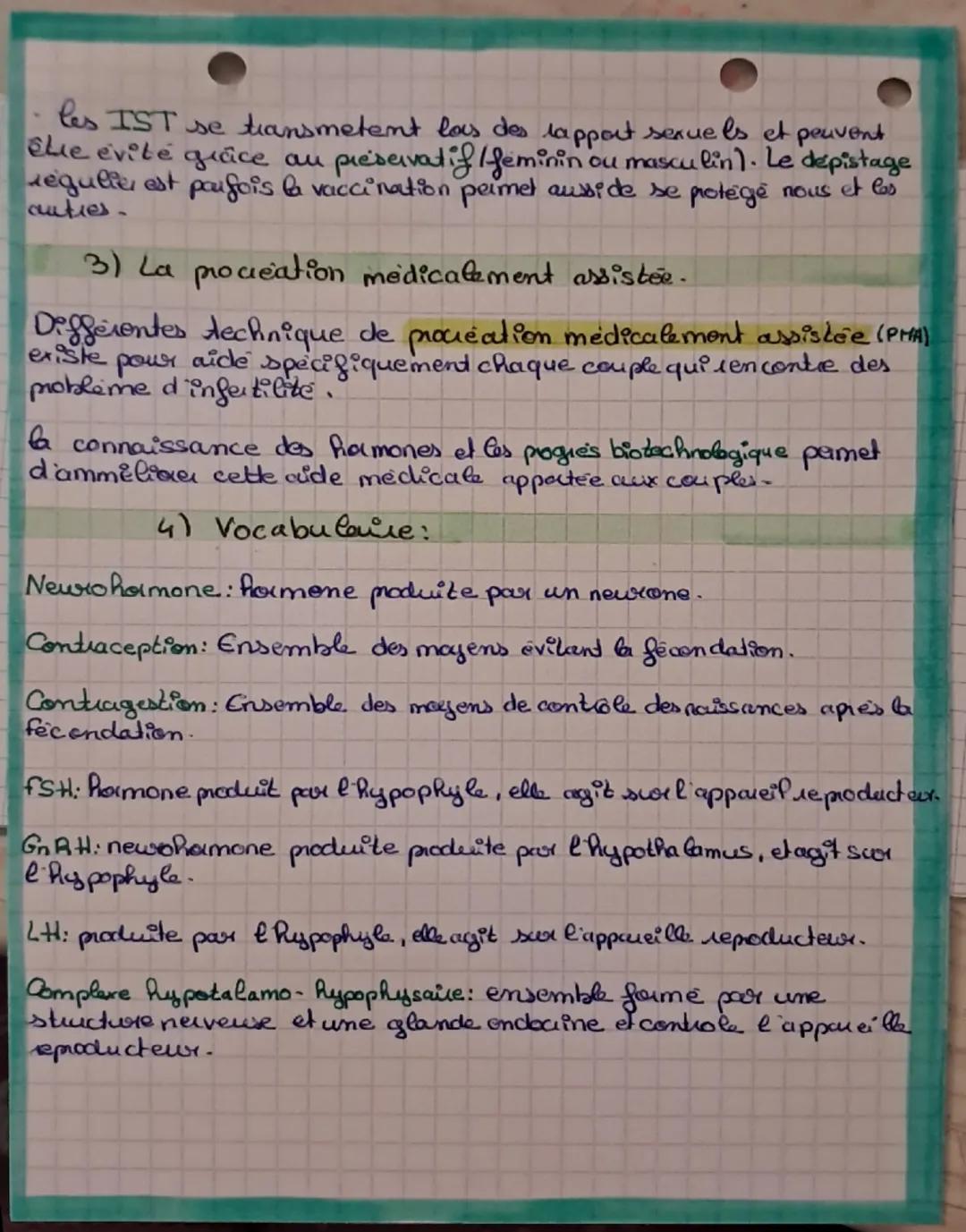 partie 1
Hamones et mocication
humaine:
#SVT
11 Le contrôle de l' appareille re producteur:
• Le complexe hypothalamo - hypophysaire est con