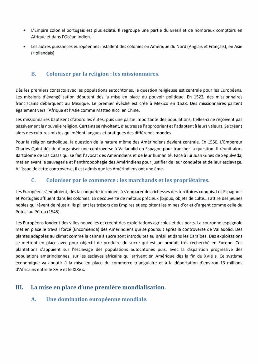 H2-1 L'OUVERTURE ATLANTIQUE
LES CONSEQUENCES DE LA DECOUVERTE DU NOUVEAU MONDE
Introduction :
1453: la ville de Constantinople est prise par