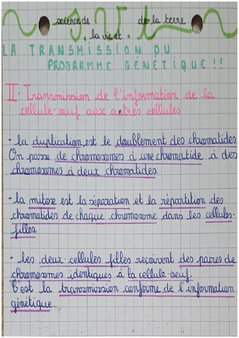 AA
science de
la vie et
1
de la terre
TRANSMISSION
GÉNÉTIQUE
I- Transmission de génération en génération
1-la particularité des comités
Game