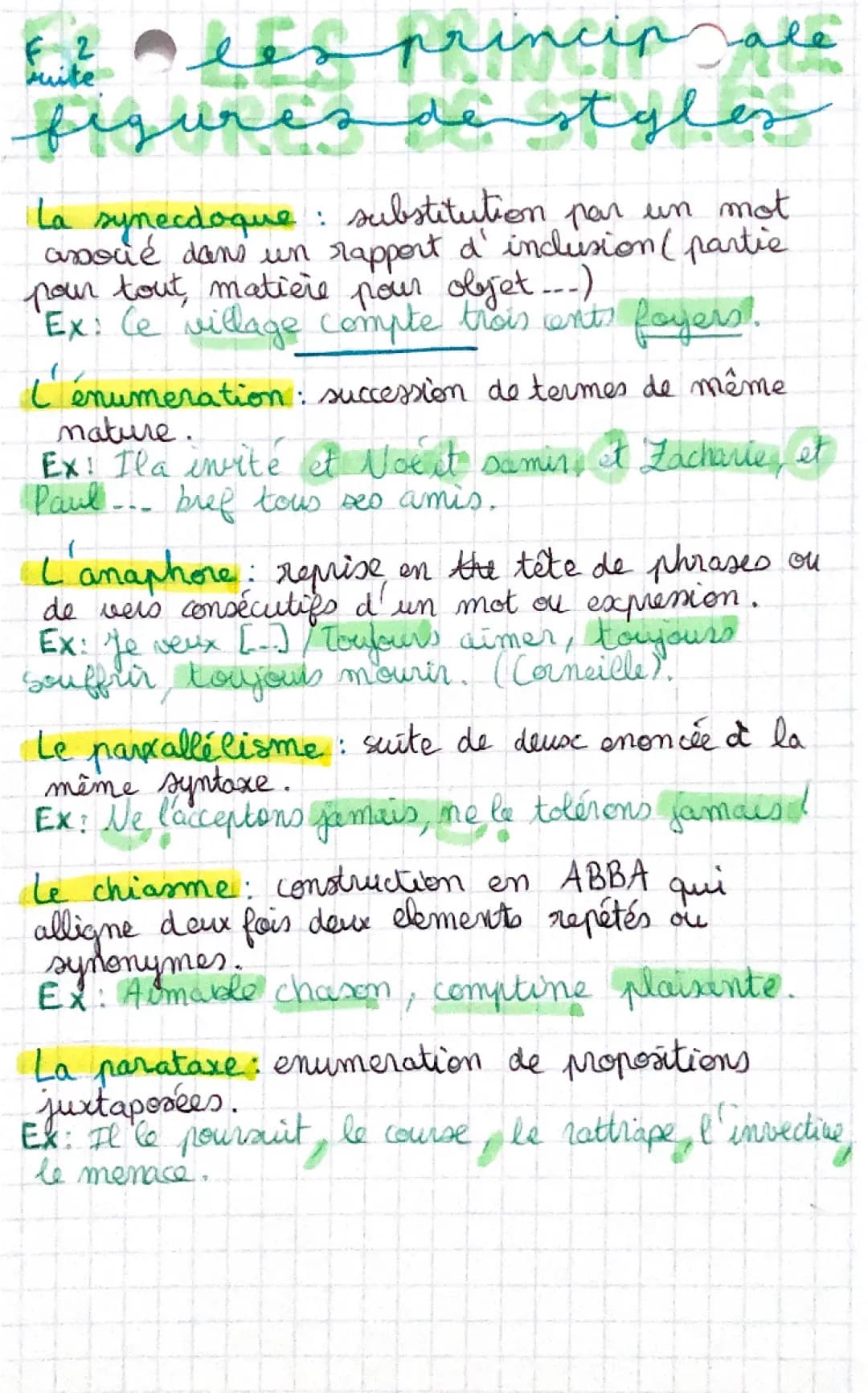Les 10 principales figures de style expliquées avec exemples - PDF et Exercices