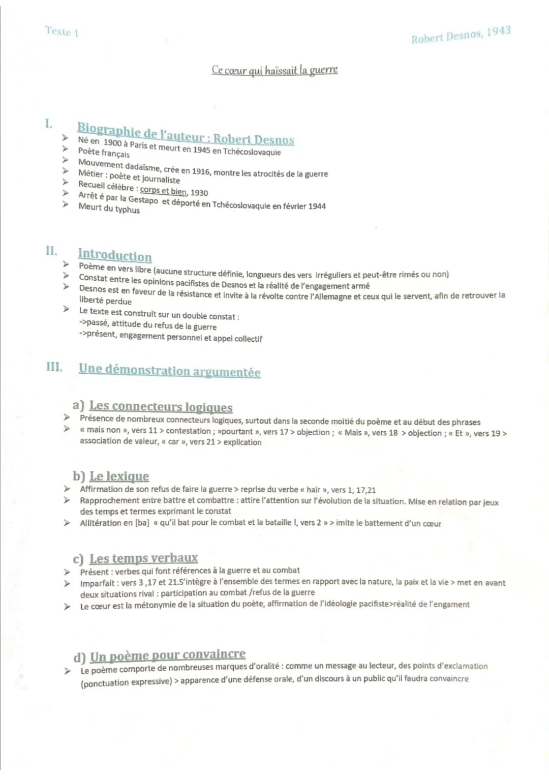 Ce cœur qui haïssait la guerre
L Methonimia: Remplace un mat par un autre mot
selon un lien logique
Ce creur qui haïssait la guerre
voilà qu