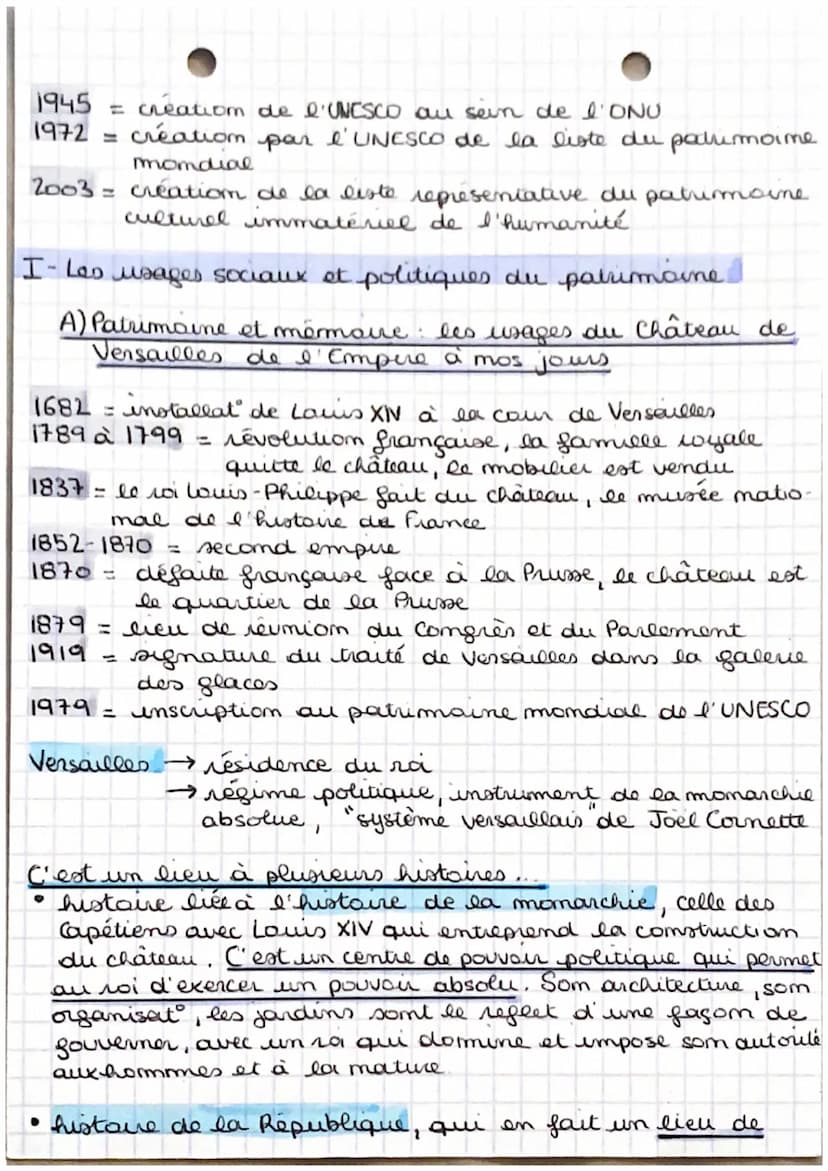 1
Identifier
HGGSP
protéger et valouser le patrimoime!
enjeux géopolitiques.
Introduction
patrimoine = ensemble de biens hérités du passé qu