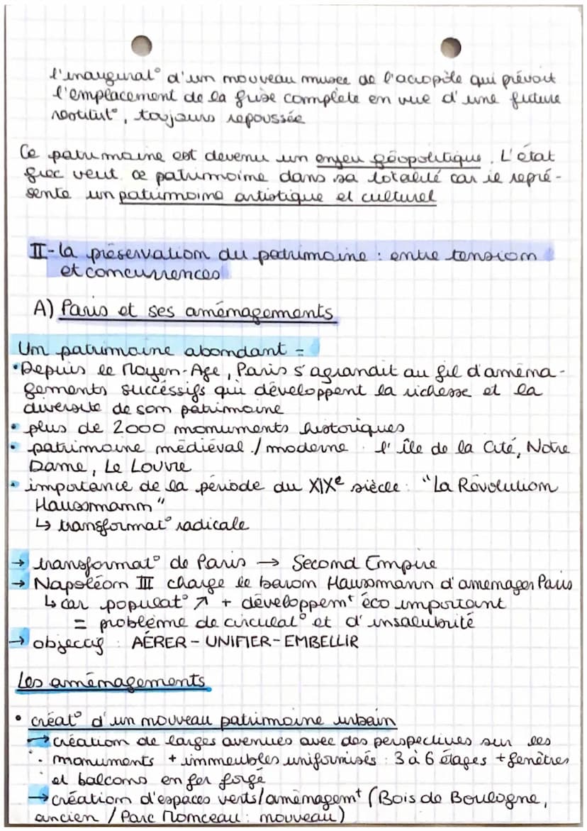 1
Identifier
HGGSP
protéger et valouser le patrimoime!
enjeux géopolitiques.
Introduction
patrimoine = ensemble de biens hérités du passé qu