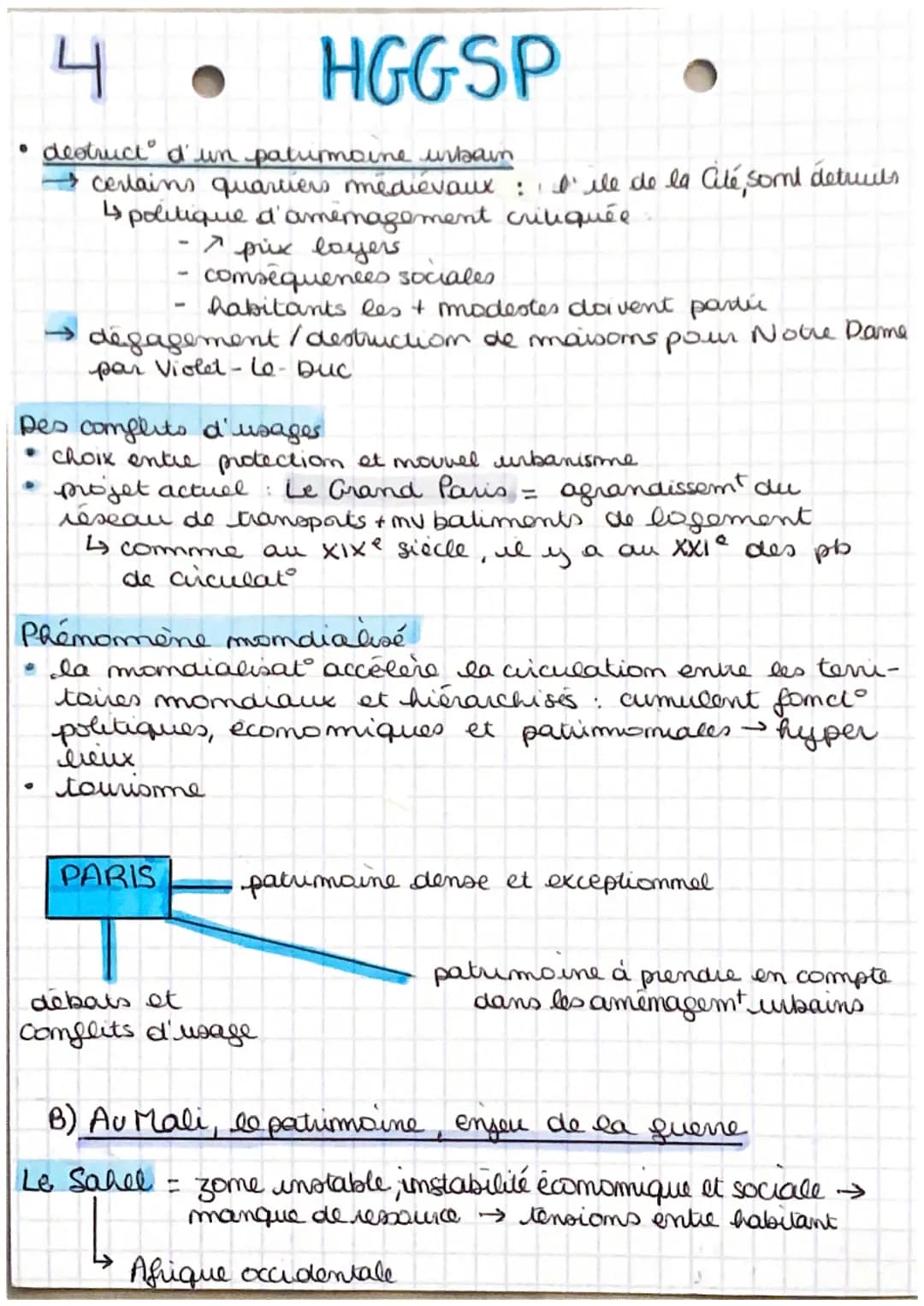 1
Identifier
HGGSP
protéger et valouser le patrimoime!
enjeux géopolitiques.
Introduction
patrimoine = ensemble de biens hérités du passé qu