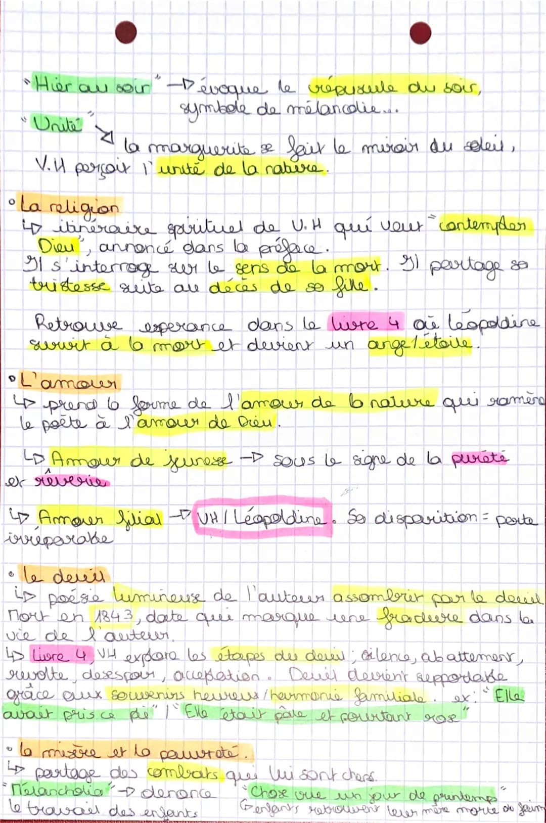 Victor Hugo pt. 1
Les Contemplations
• autobiographie poétique organisée en 2 parties
I - "Autrefois" (1830-1843)
Avec 3 livres
1. Aurora"
L