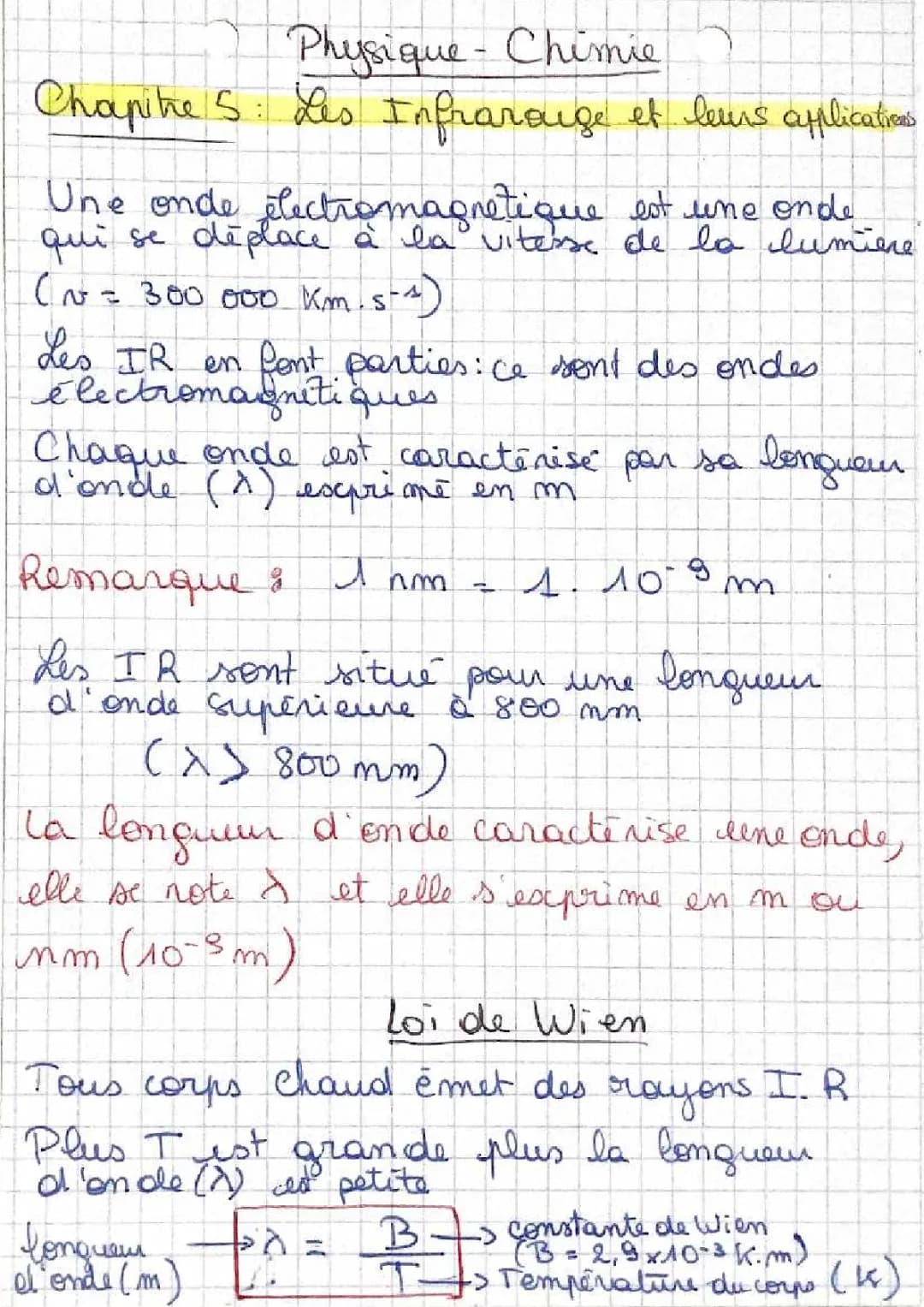 Infrarouges : Définition et Utilisations + Sécurité Routière : Calculs de Distance de Freinage et d'Arrêt