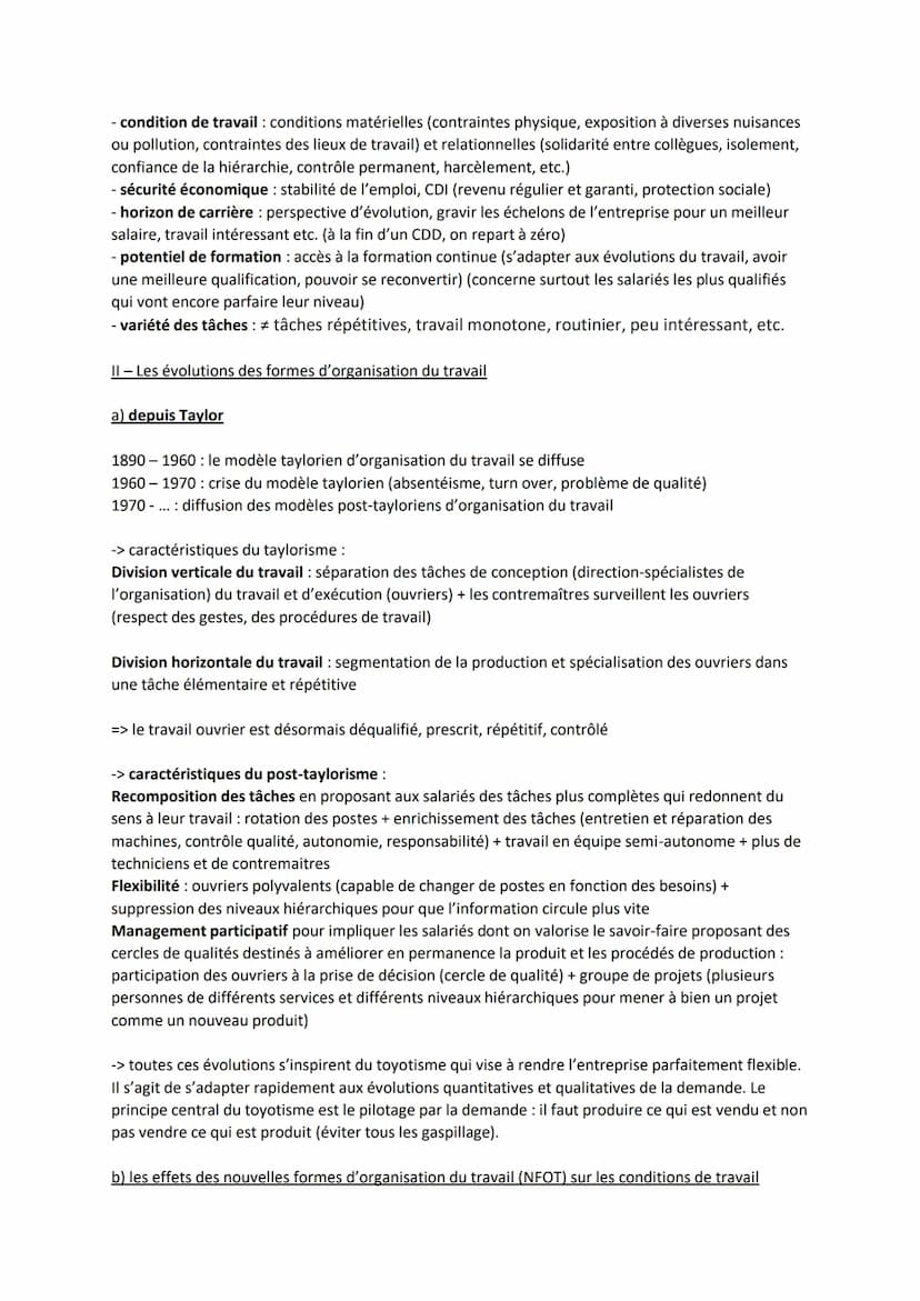 Chapitre 10: Quelles mutations du travail et de l'emploi ?
1- Les multiples dimensions du travail et de l'emploi
a) travail, emploi, activit