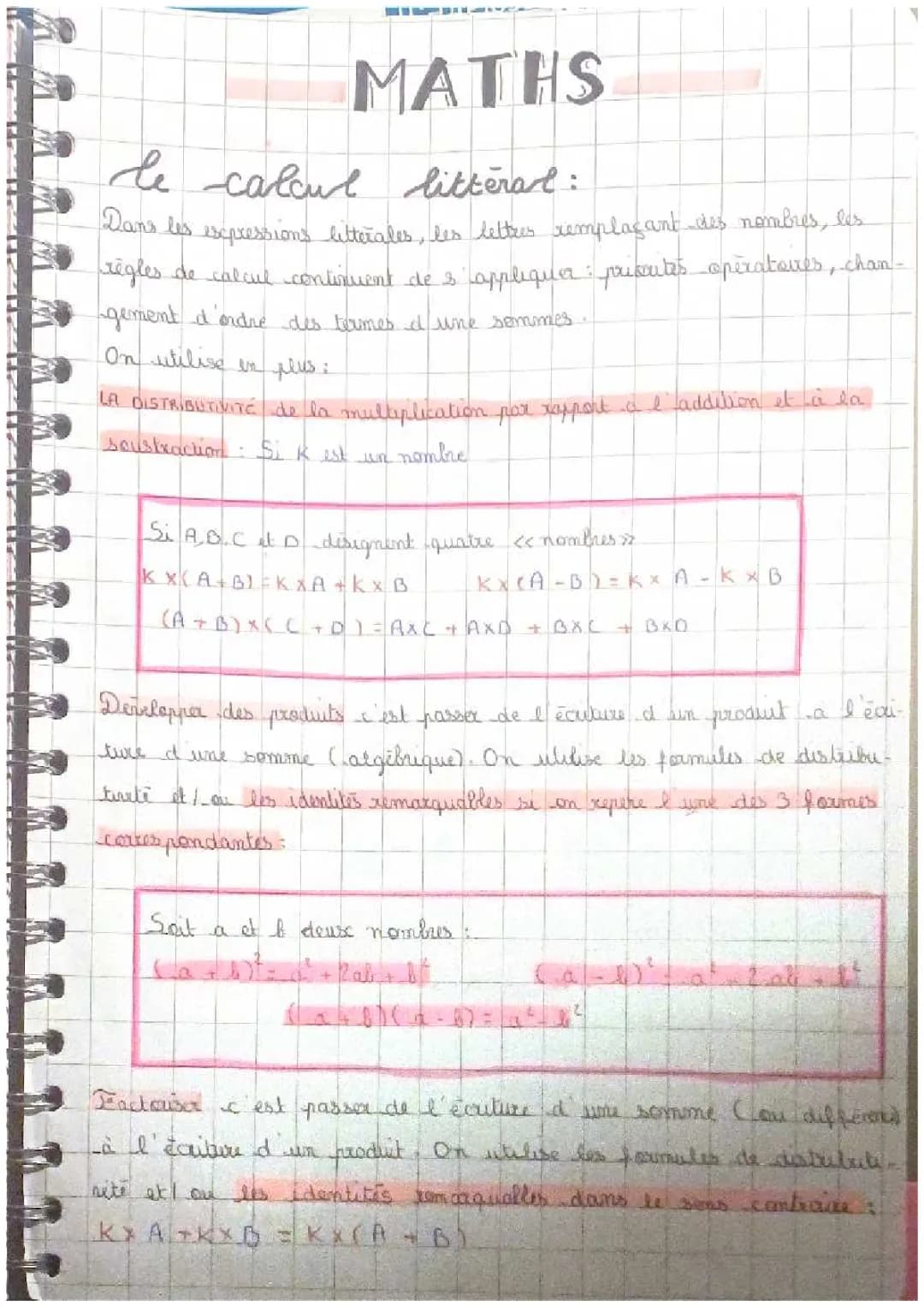 Le Calcul Littéral: Exercices et Astuces pour 3ème, 4ème, et 5ème