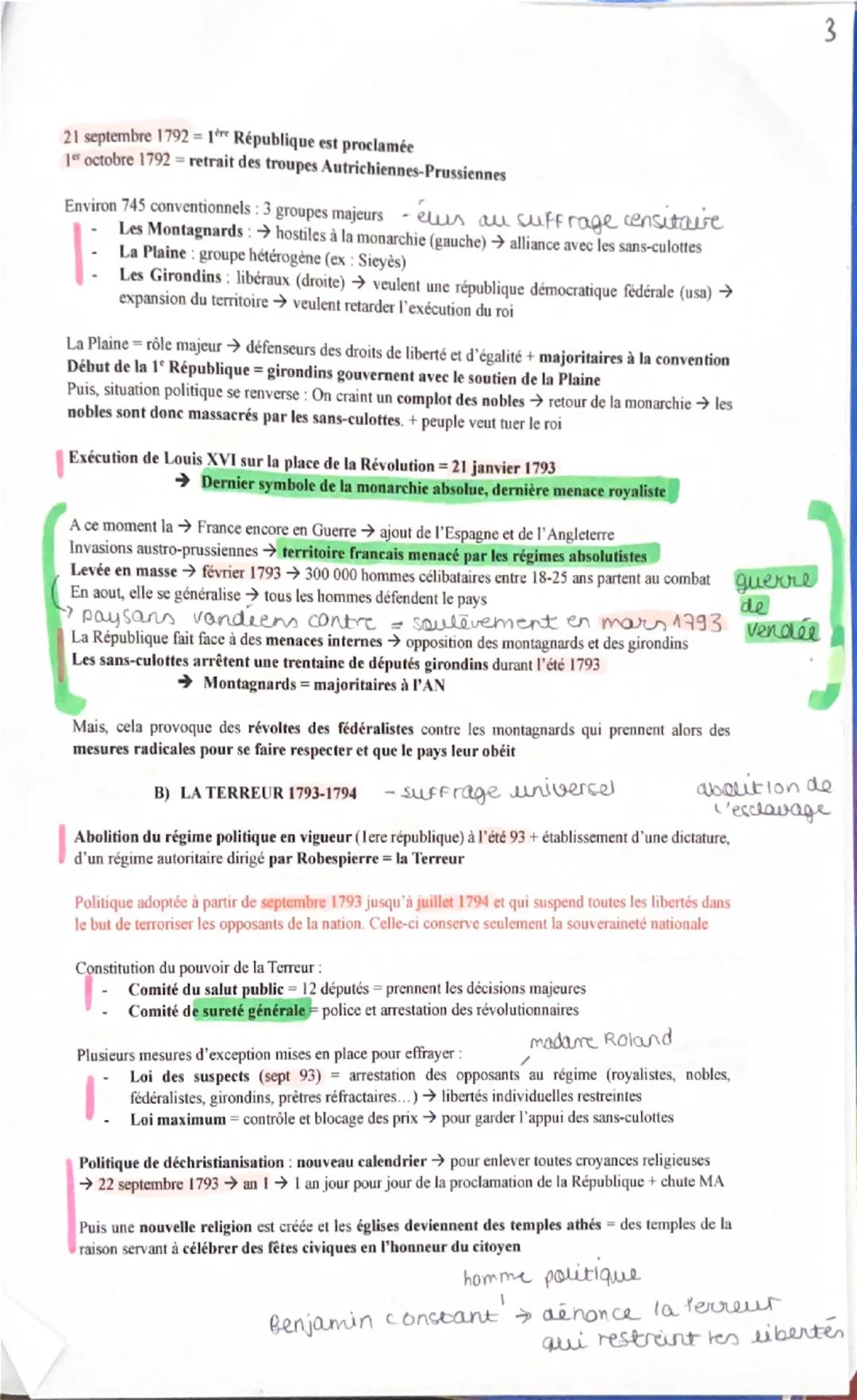 FICHE TI CH 1: REVOLUTION FRANCAISE ET EMPIRE, UNE
NOUVELLE CONCEPTION DE LA NATION
Introduction: RF =1789-1804 Révolution: changement bruta