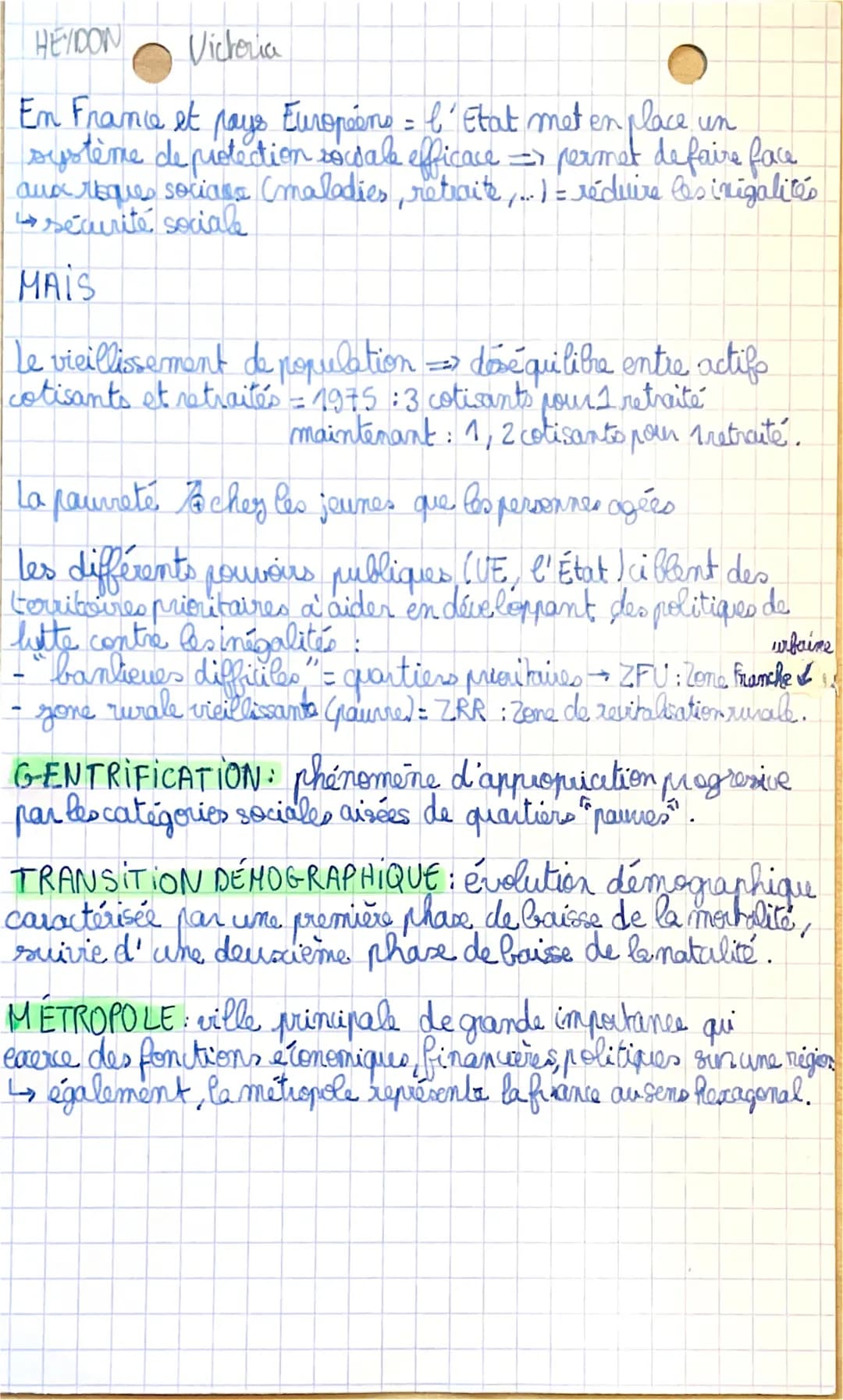 GÉO
III - La France dynamiques démographiques, inégalités
socio-économiques
HEYDON
Vichova
2nd₂6
1
D
La France = croissance démographique fa