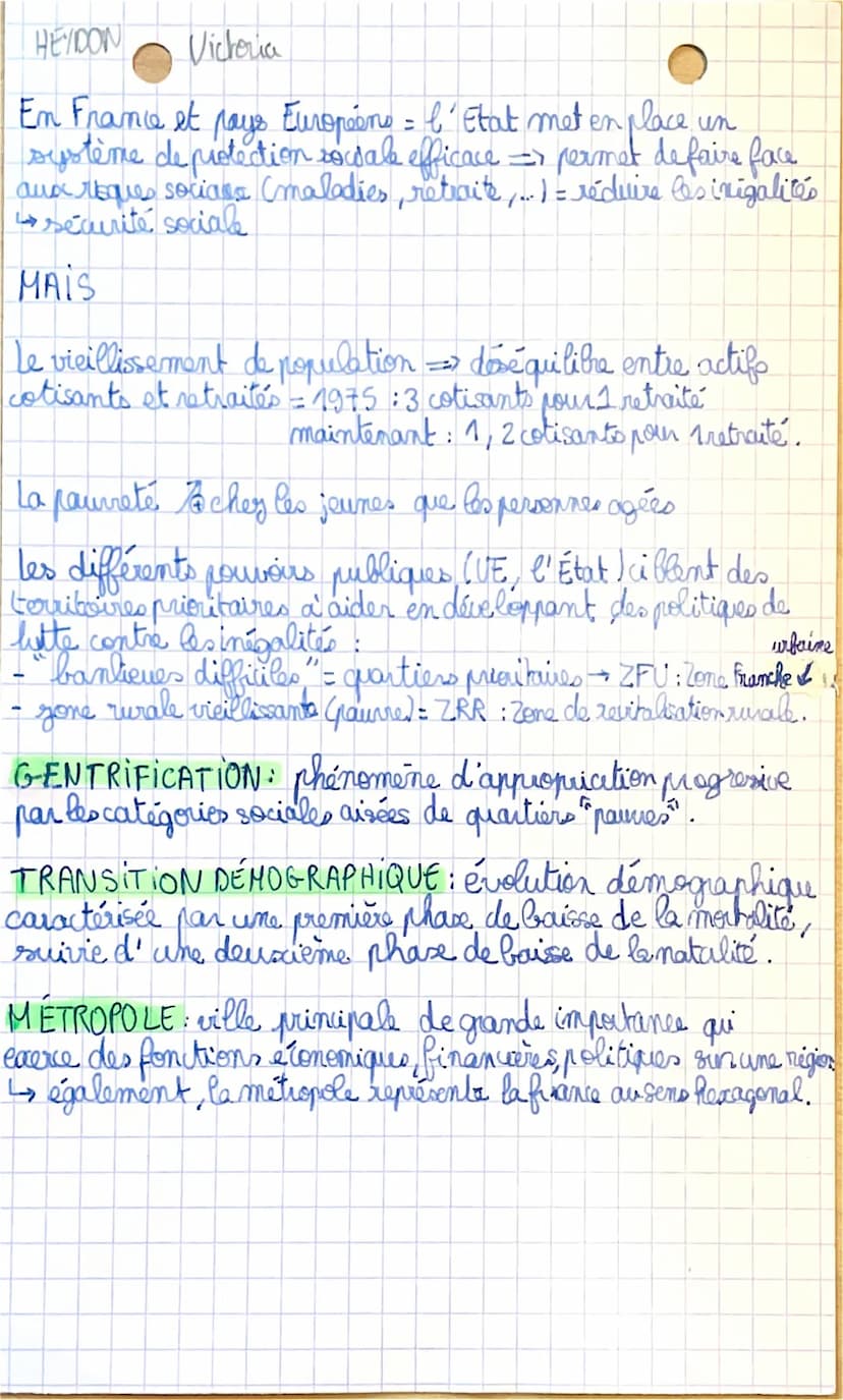 GÉO
III - La France dynamiques démographiques, inégalités
socio-économiques
HEYDON
Vichova
2nd₂6
1
D
La France = croissance démographique fa