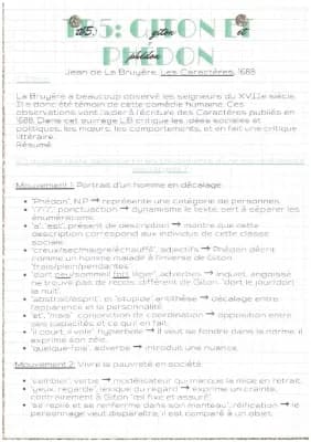 Know Texte Bac Oral “Giton et Phédon“ La Bruyère  thumbnail