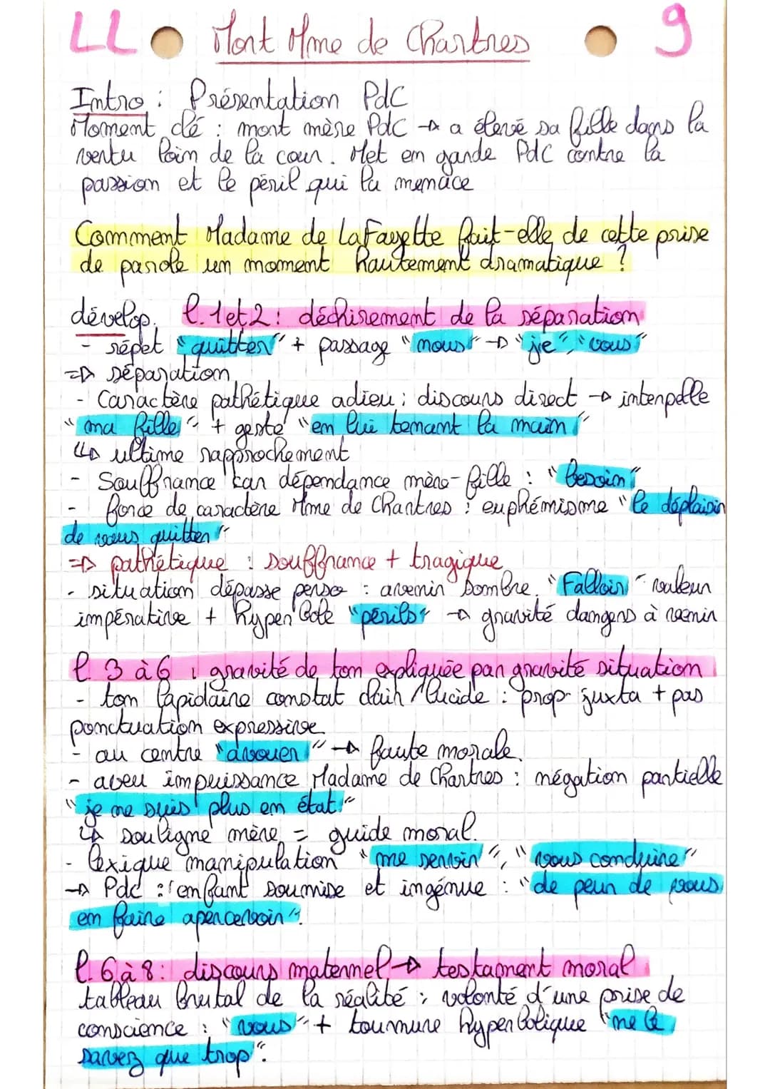 LLO Mont of me de Chartres
g
Intro: Présentation Pdc
Moment dé : mont mère Pic - a élevé sa fille dans la
gande Pdc contre la
de la coun. em