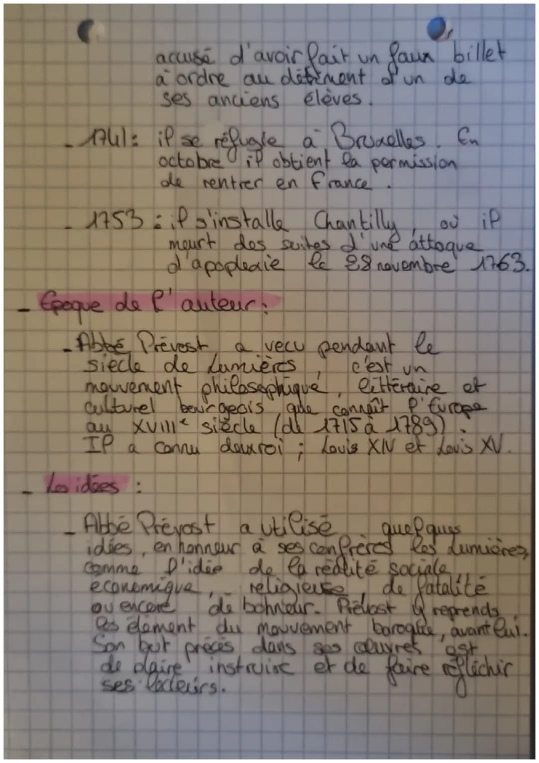 Manon
- Fiche auteurin
Les caut
Biographie: Abbé Prévost :
лет
- 1er Avril 1697. Naissance & Antoine
d -
François Prévost dit
Abbe Prévost
1