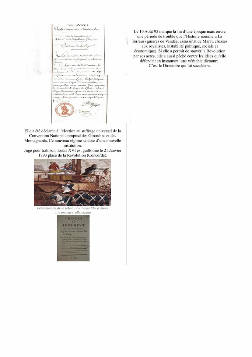 JOU Journée du 10 août 1792 792
- Contexte général (année 1792) et immédiat
( été 92 )
La France est en guerre contre l'Autriche.
DECLARATIO