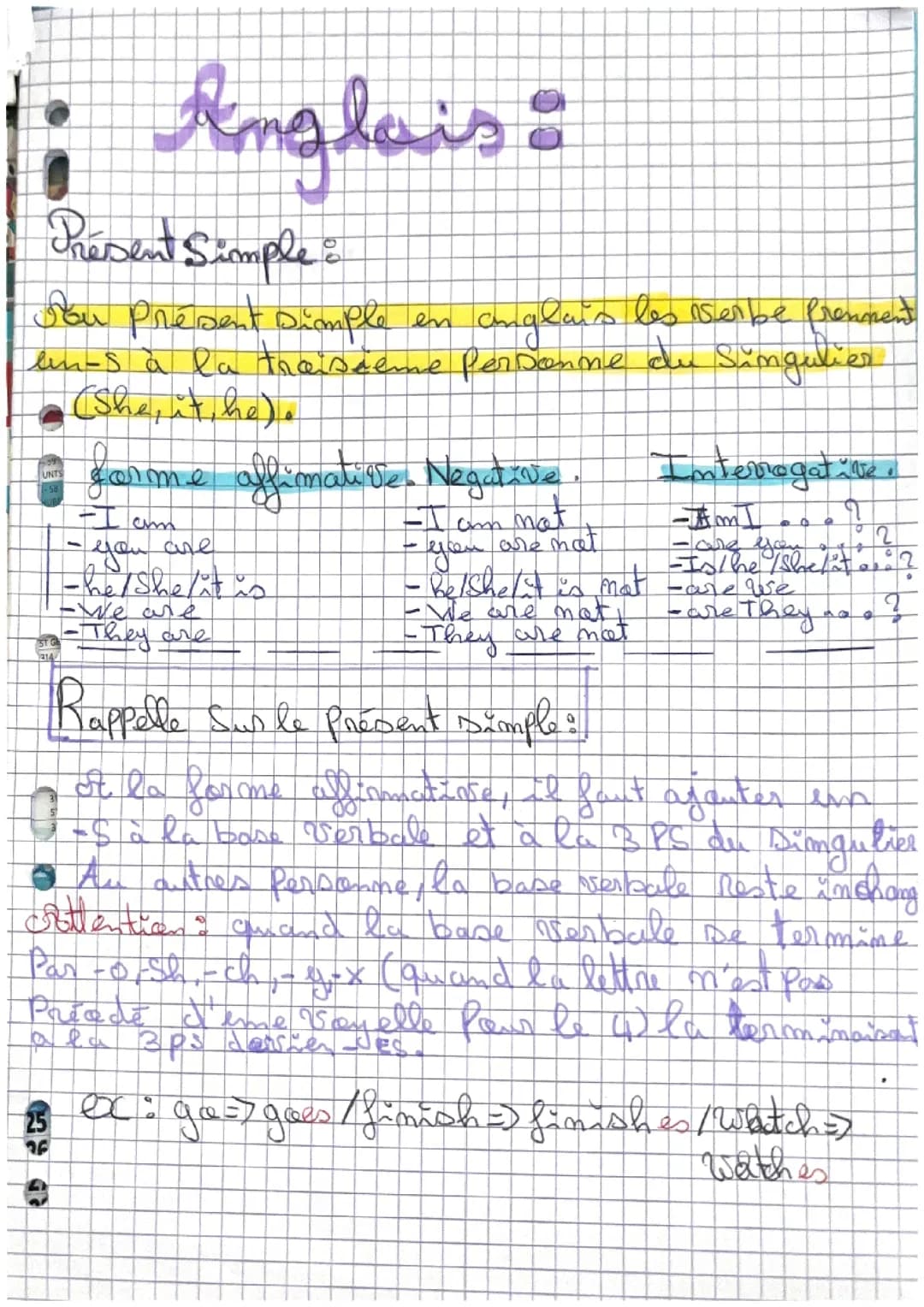 Présent simple (anglais)