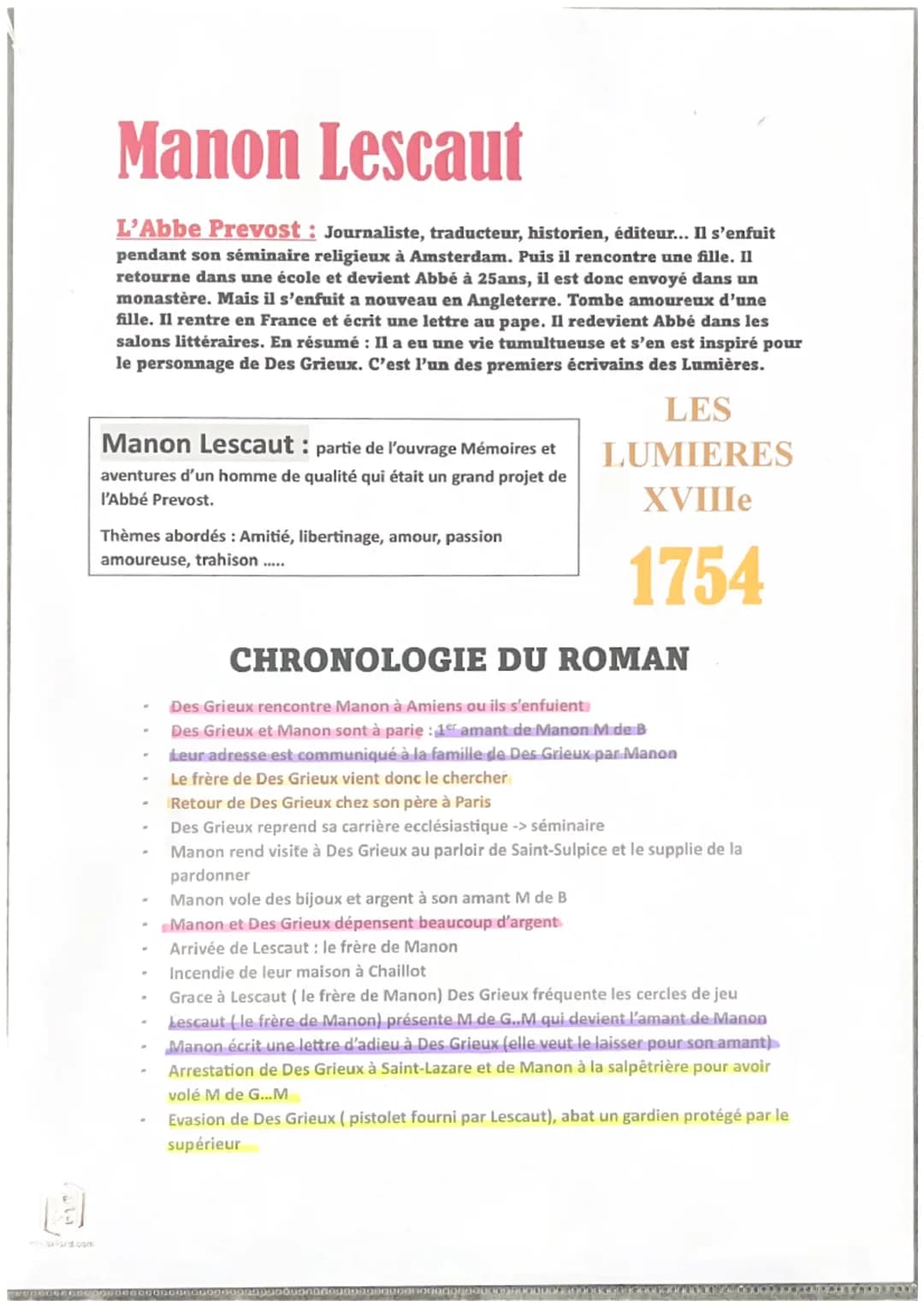 axford.com
Manon Lescaut
L'Abbe Prevost: Journaliste, traducteur, historien, éditeur... Il s'enfuit
pendant son séminaire religieux à Amster