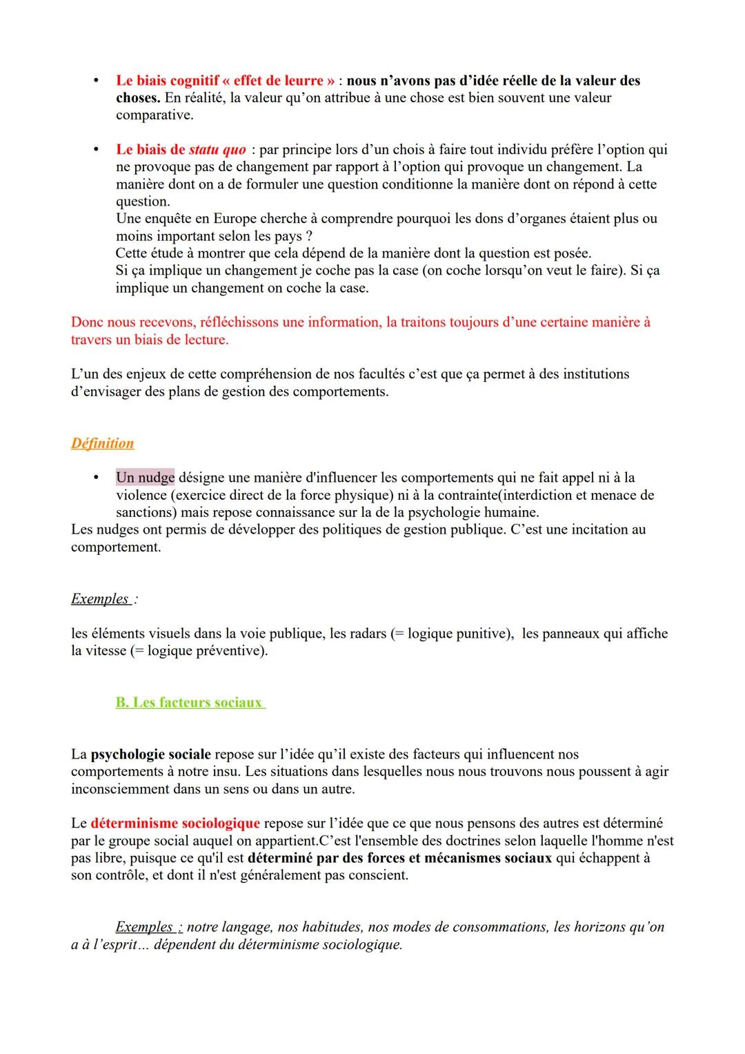 Séquence 2: Philosophie du sujet
Chapitre 3 Le Libre arbitre
Notions conscience, inconscient, liberté
Le libre arbitre c'est décider pour so