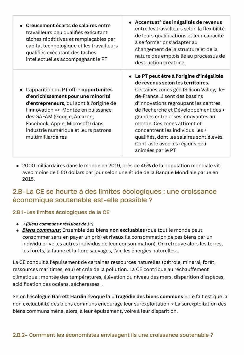 SES Économie Terminale CHAP 2
Quels sont les sources et
défis de la croissance
économique ?
Sensibilisation- Qu'est-ce que la croissance
éco