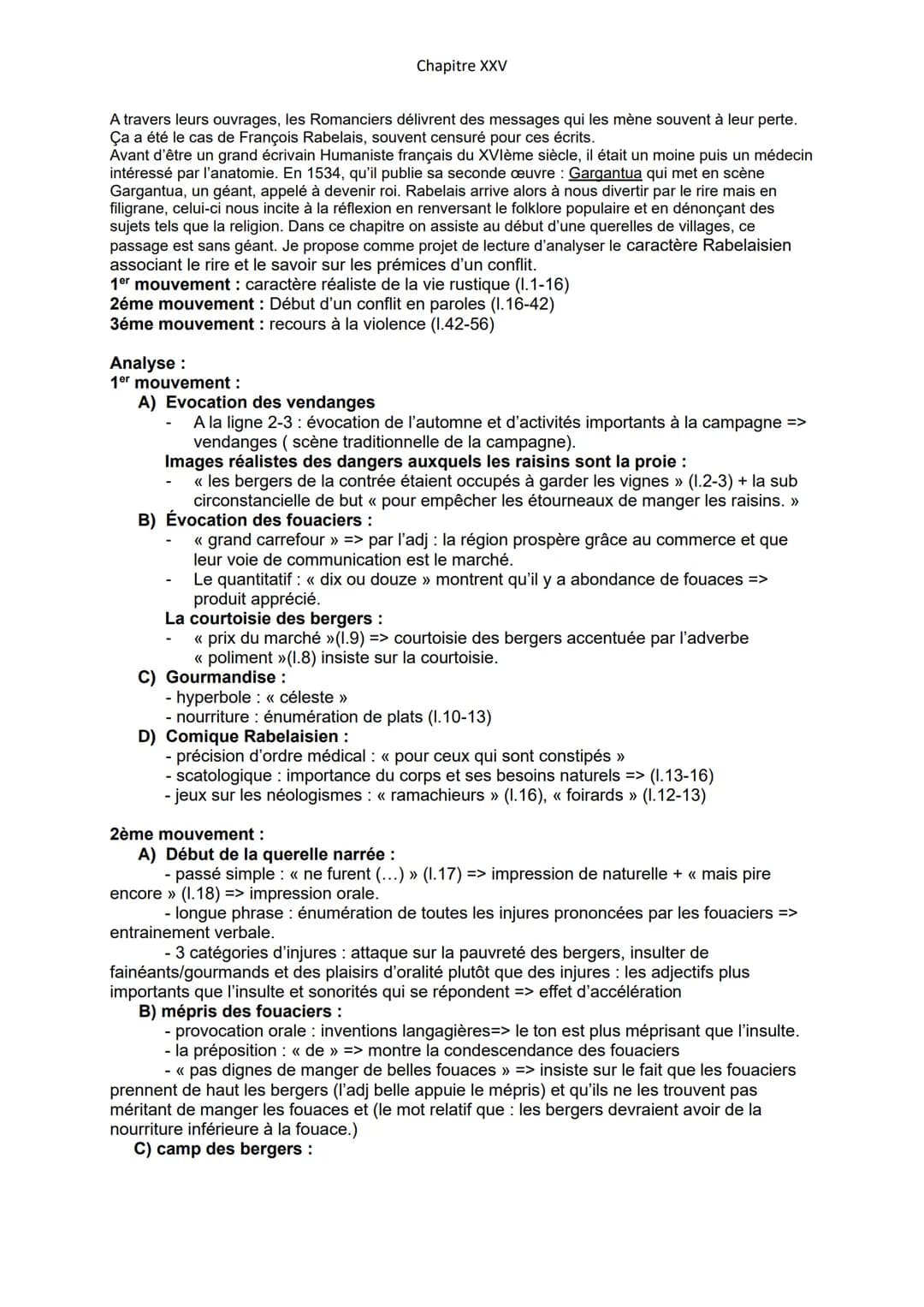 Comment fut provoquée entre les fouaciers
de Lerné ² et les gens du pays de Gargantua
la grande querelle, dont vinrent
de grandes guerres.
G